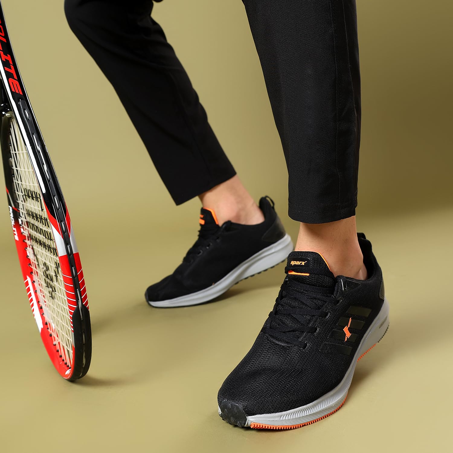 SPARX Men's Black Running Shoes - Image 3