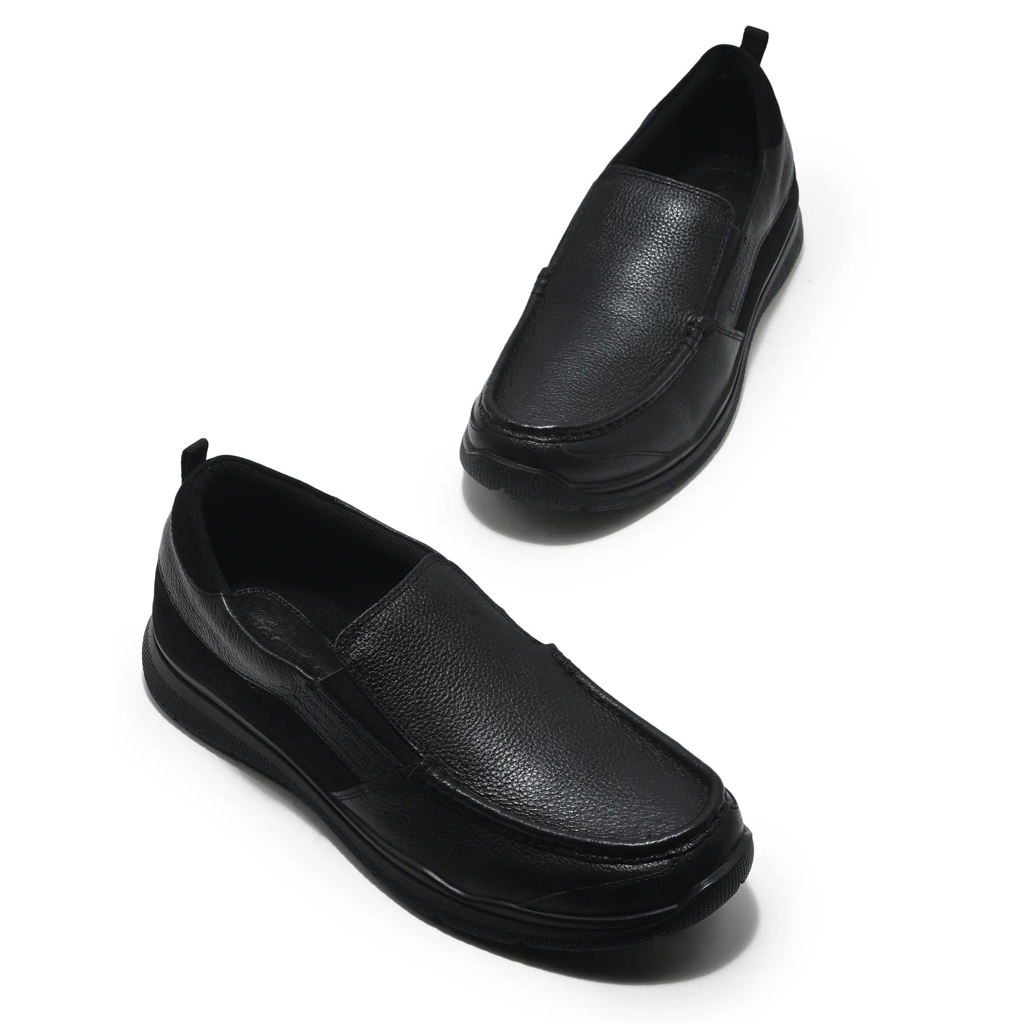 Woodland Men's Black Leather Casual Shoes - Image 3