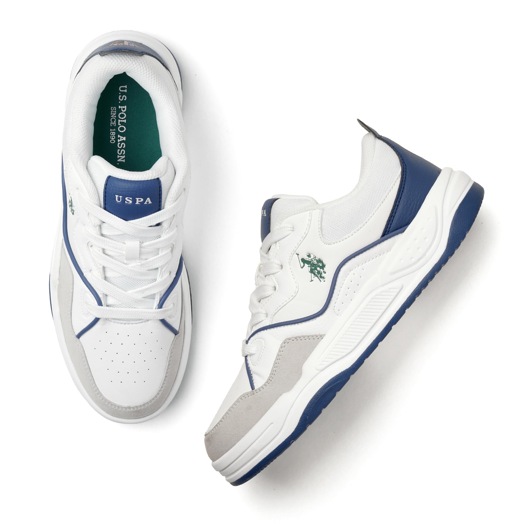 U.S. POLO ASSN. White Sneakers for Men - Image 2