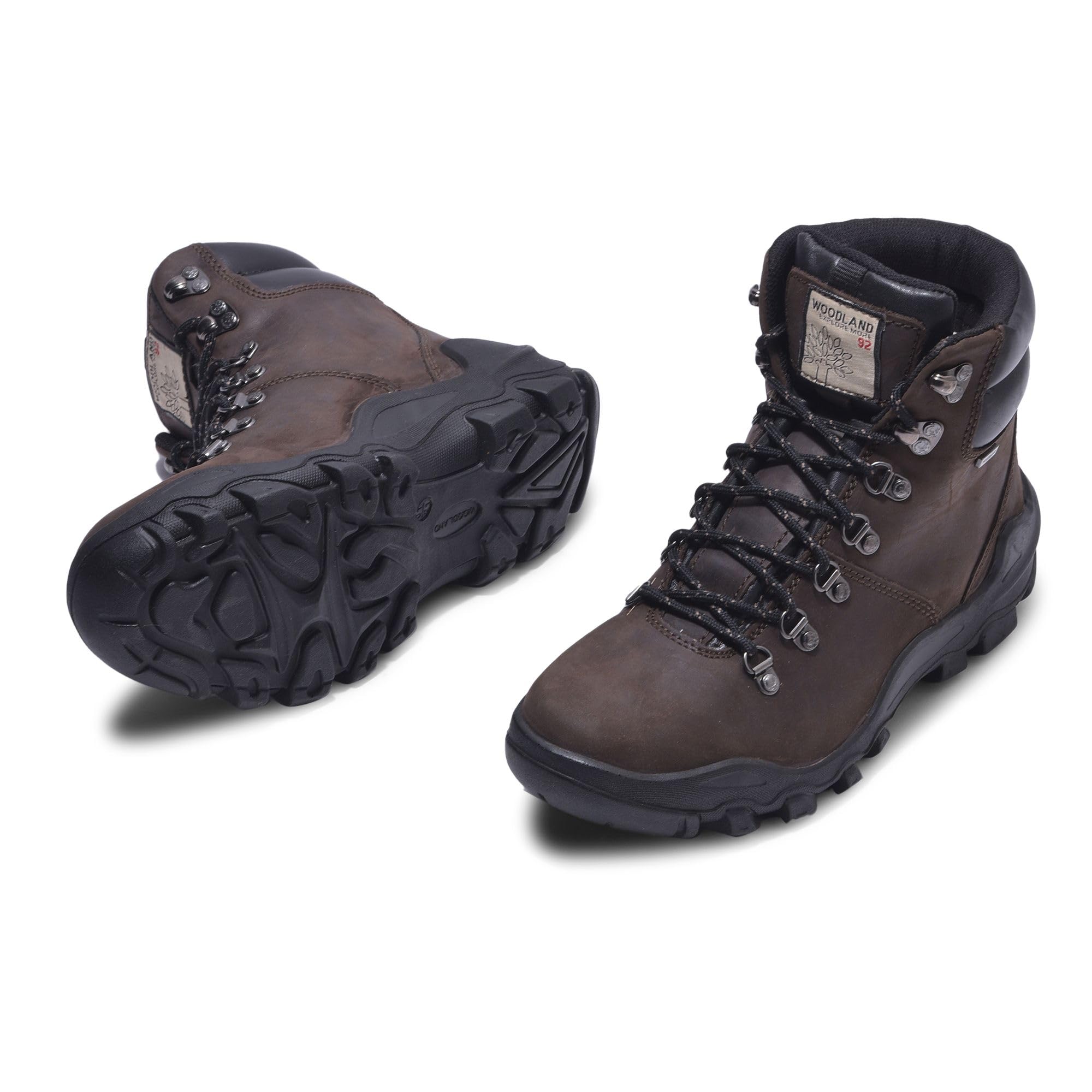 Woodland Men's Dark Brown Leather Boots - Image 4