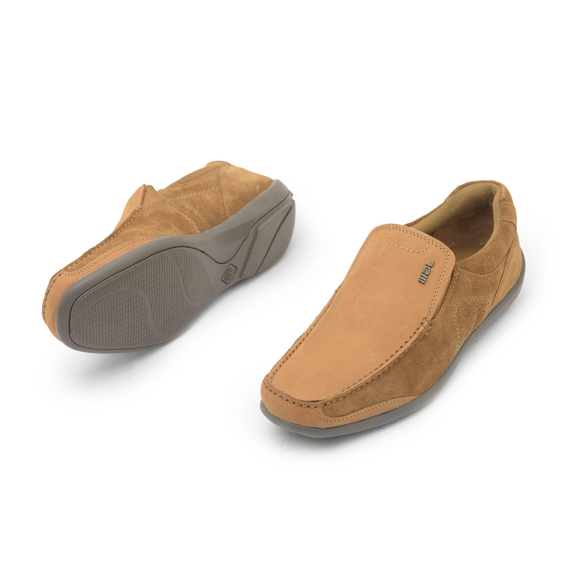 Woodland Mens Camel Loafer - Image 5