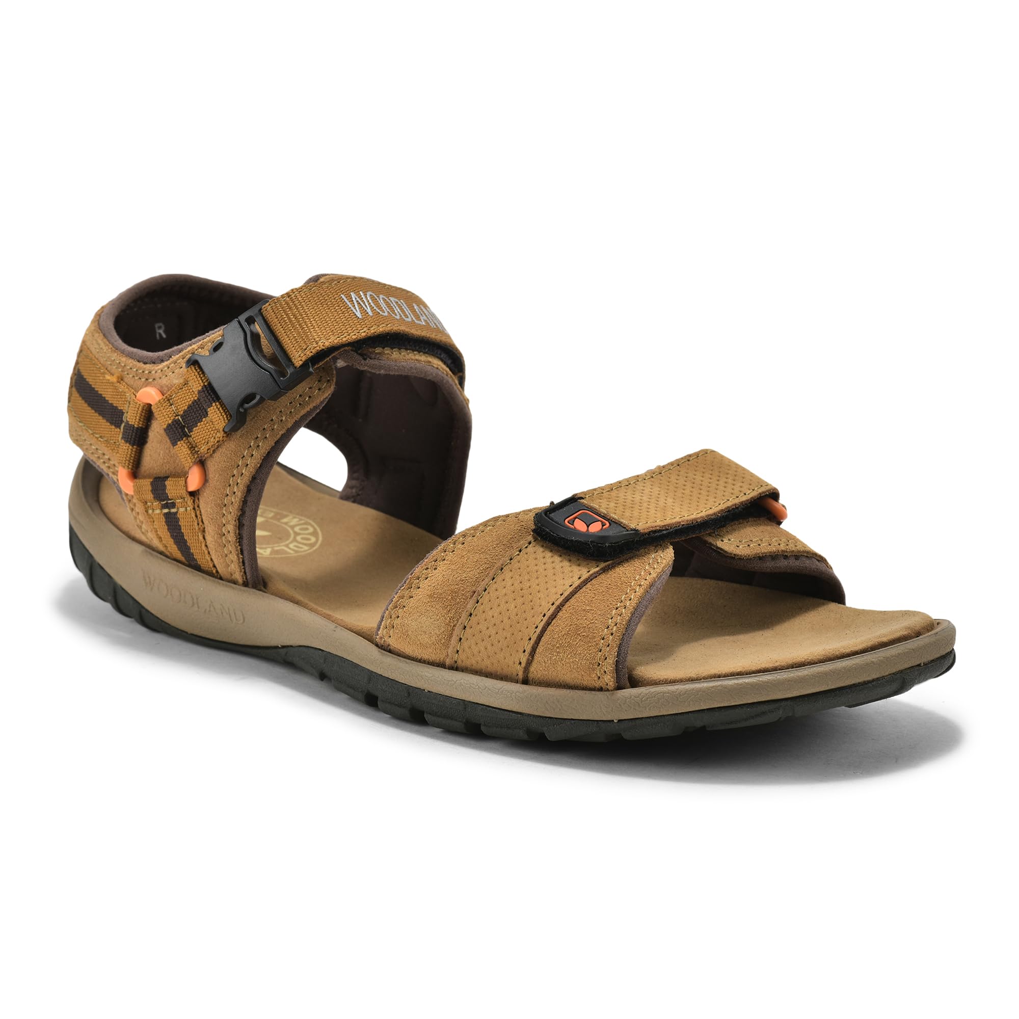 Woodland Men's Camel Suede Sandals