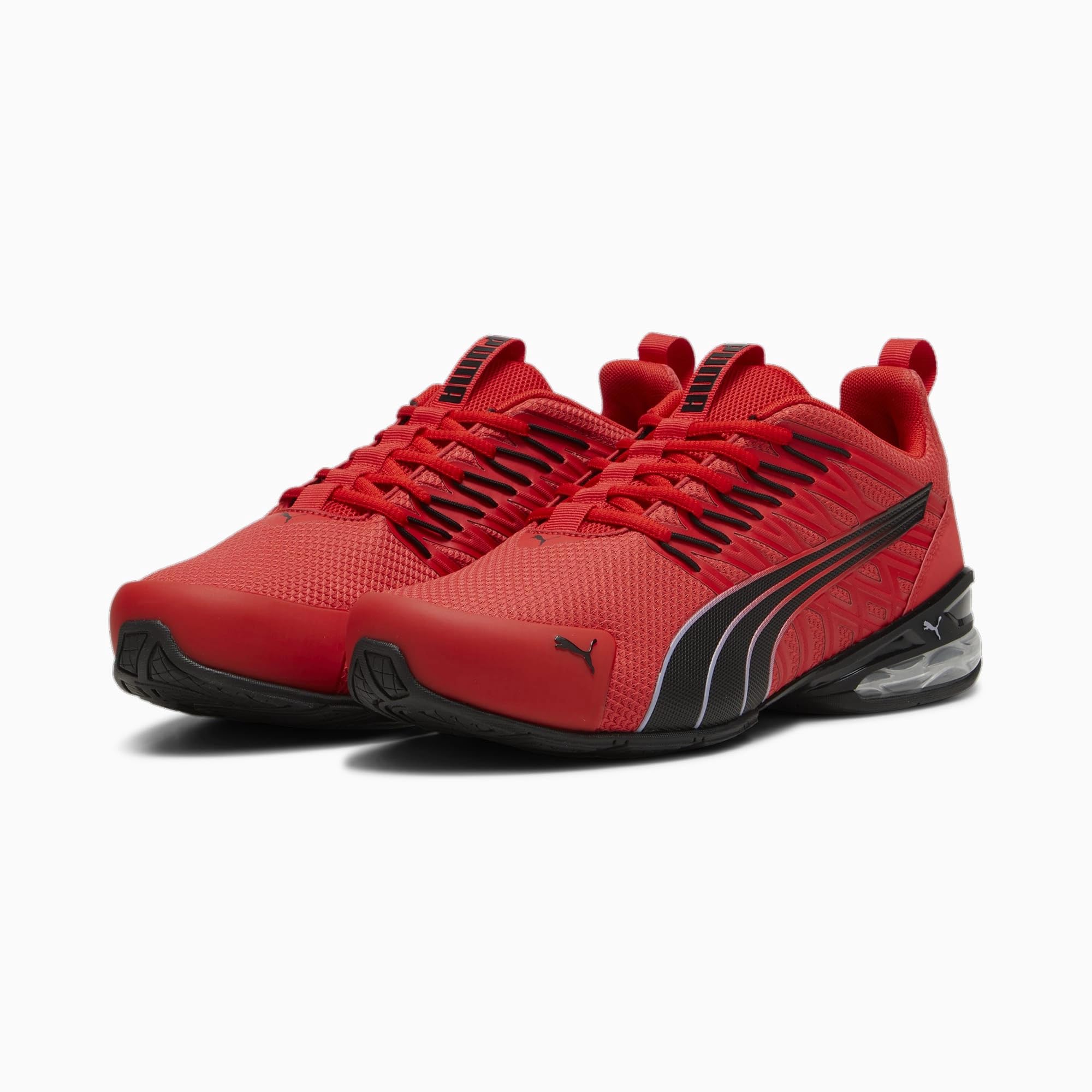 Puma Voltaic Evo Running Shoe - Red Black Gray - Image 3
