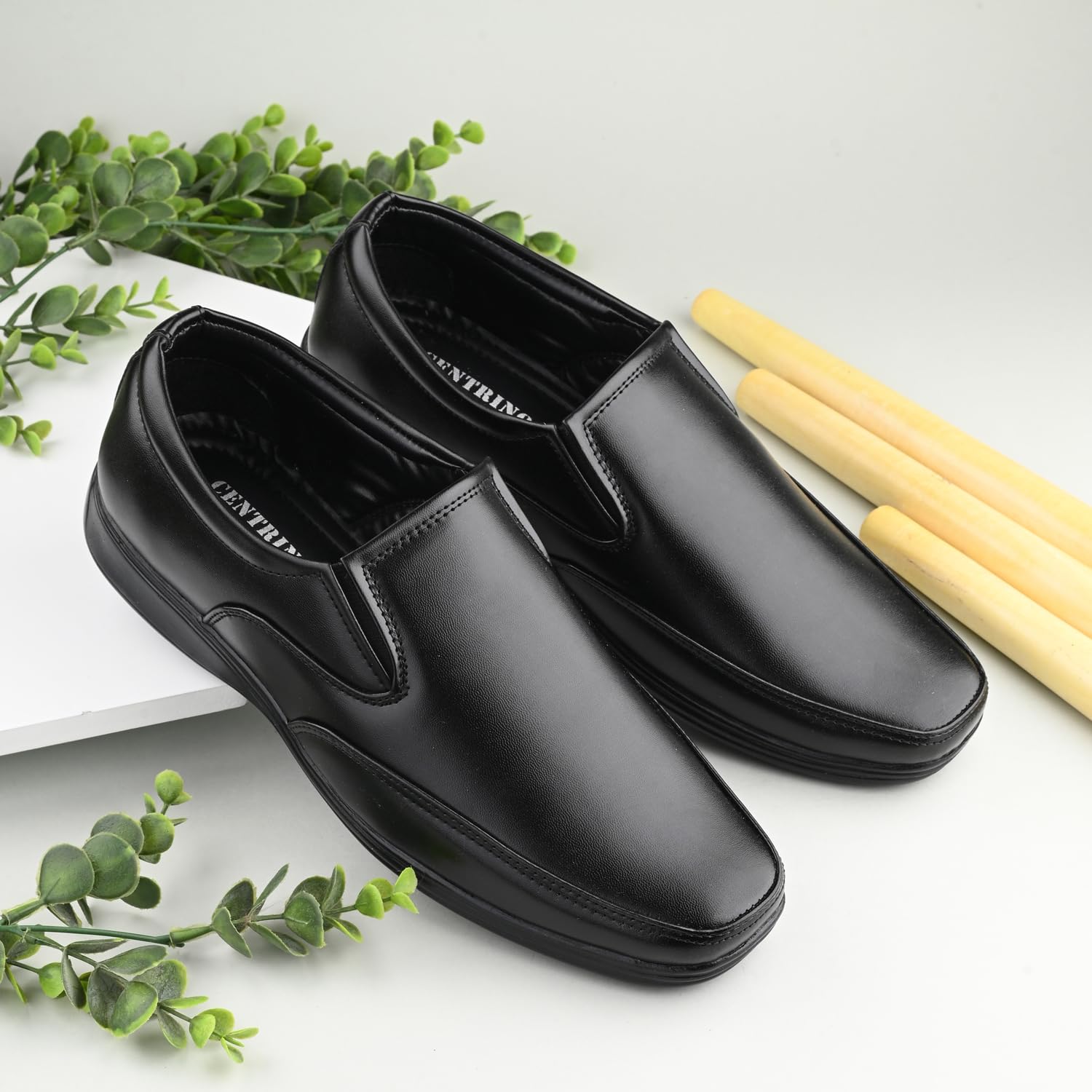 Centrino Men's Black Formal Shoes - Image 2