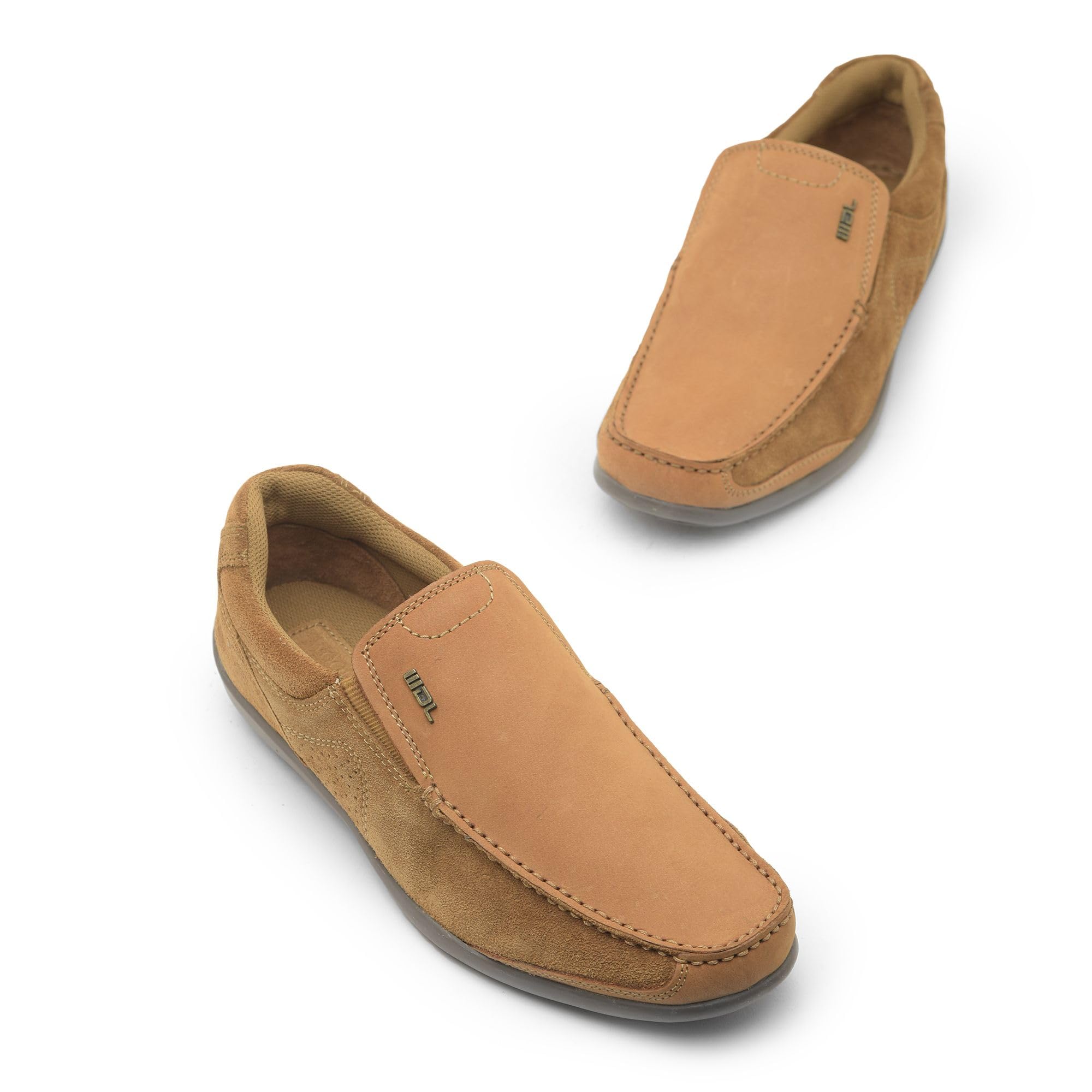 Woodland Mens Camel Loafer - Image 3