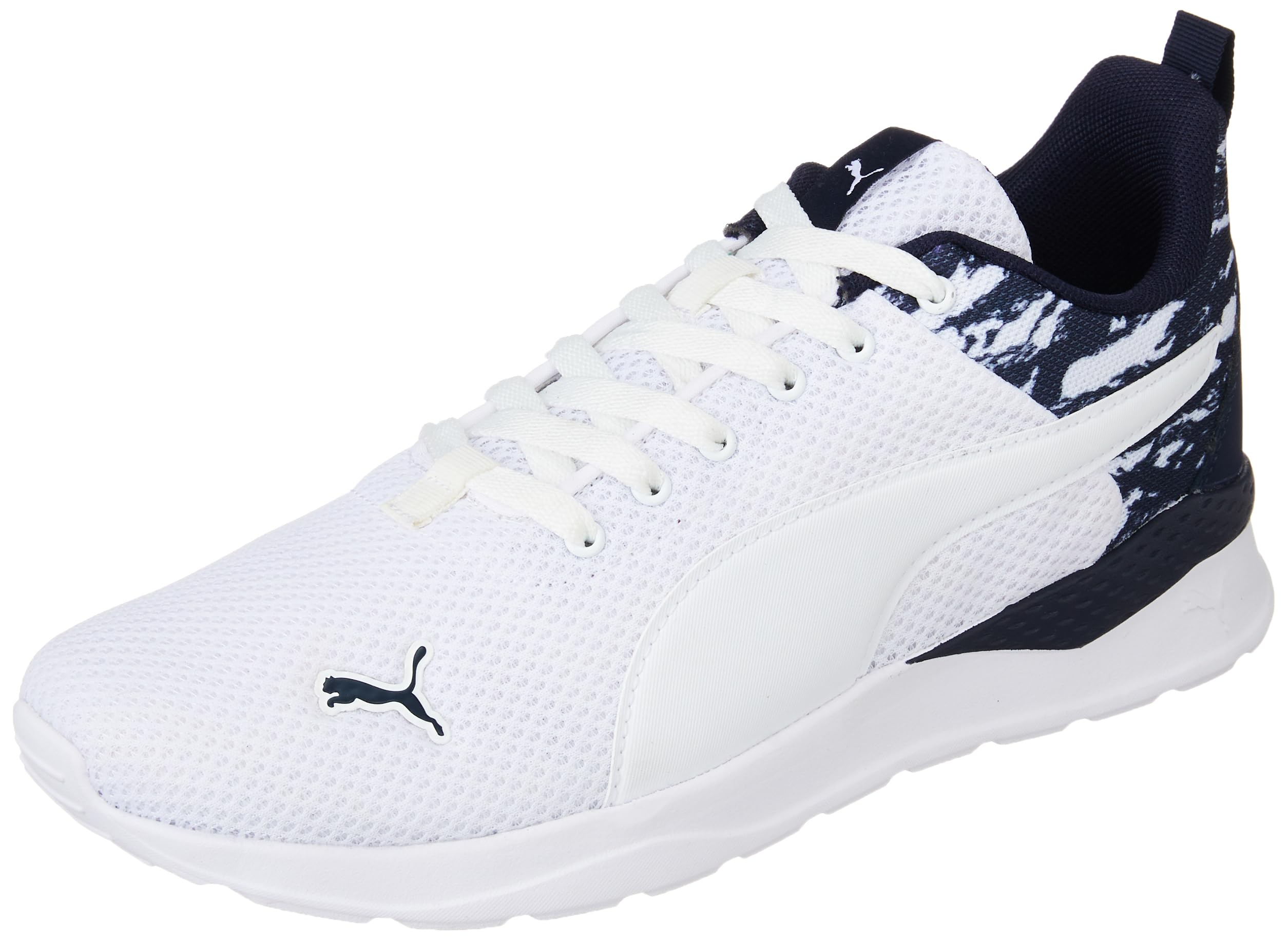 Puma Anzarun Camo Sneaker for Men - Peacoat White Black