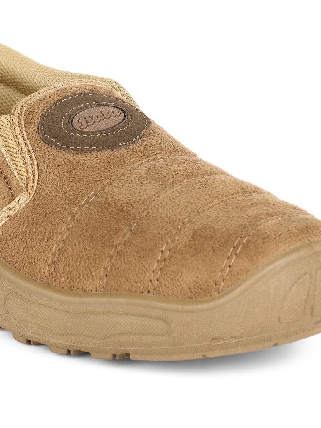 Bata Men Casual Slipon Shoes - Beige - Image 5
