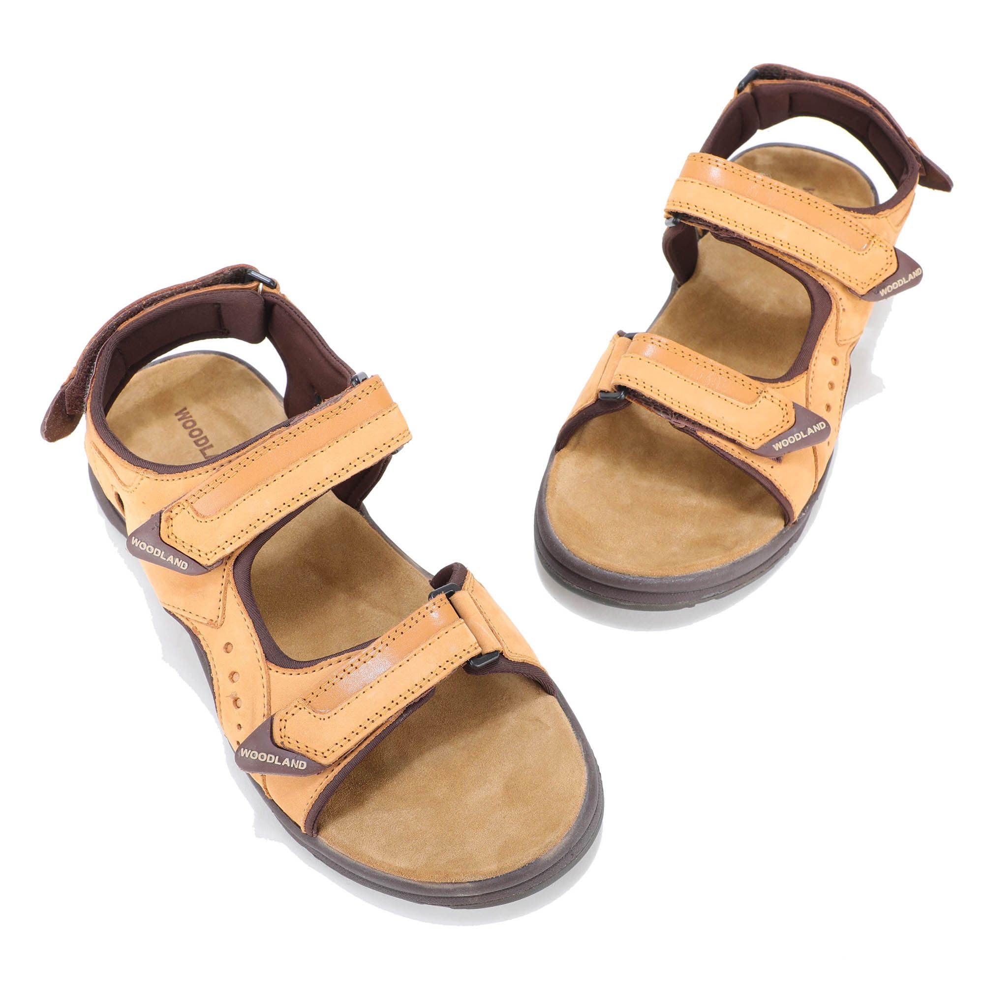 Woodland Men's Leather Sandal - Tan - Image 2