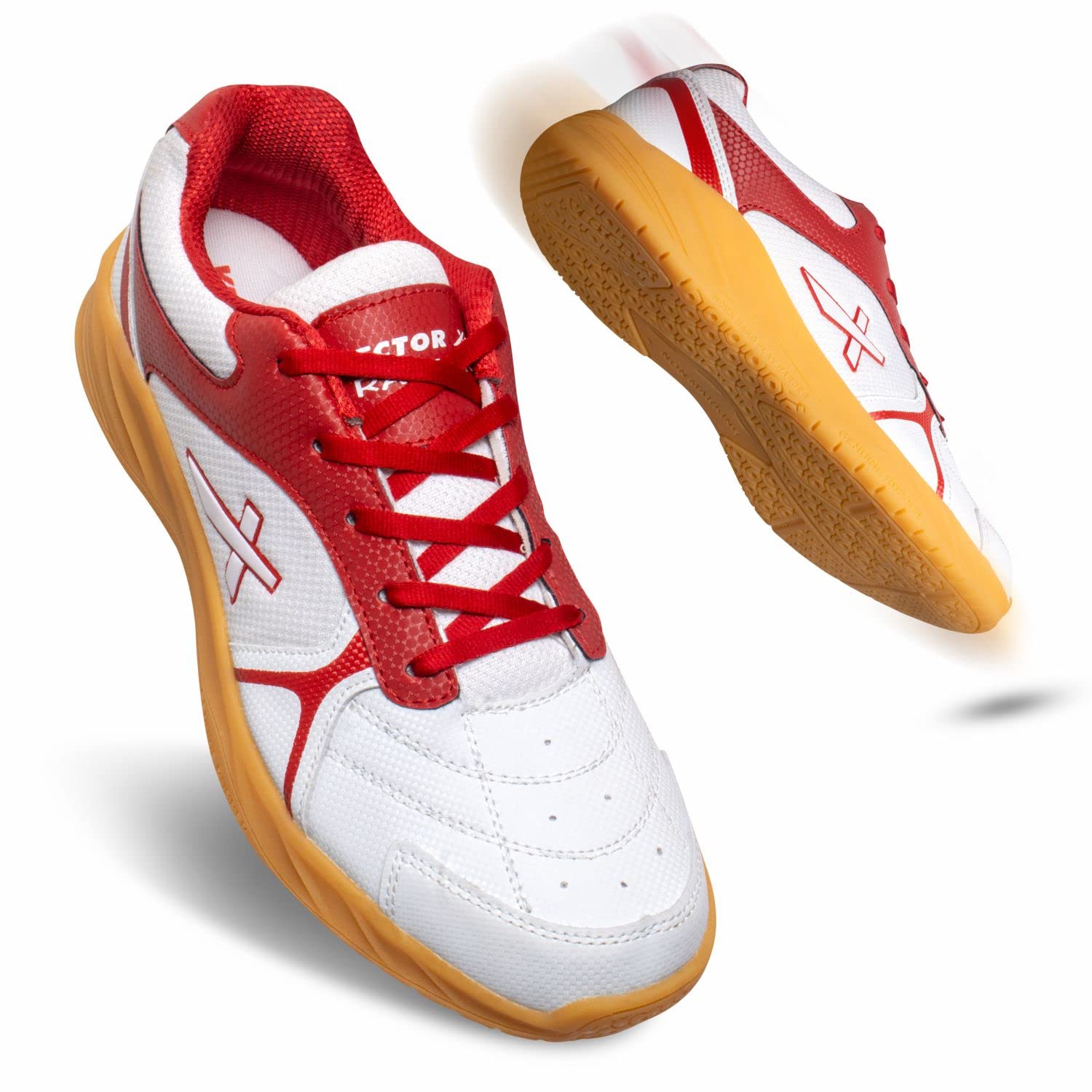 Vector X Ranger Court Shoes - White Red