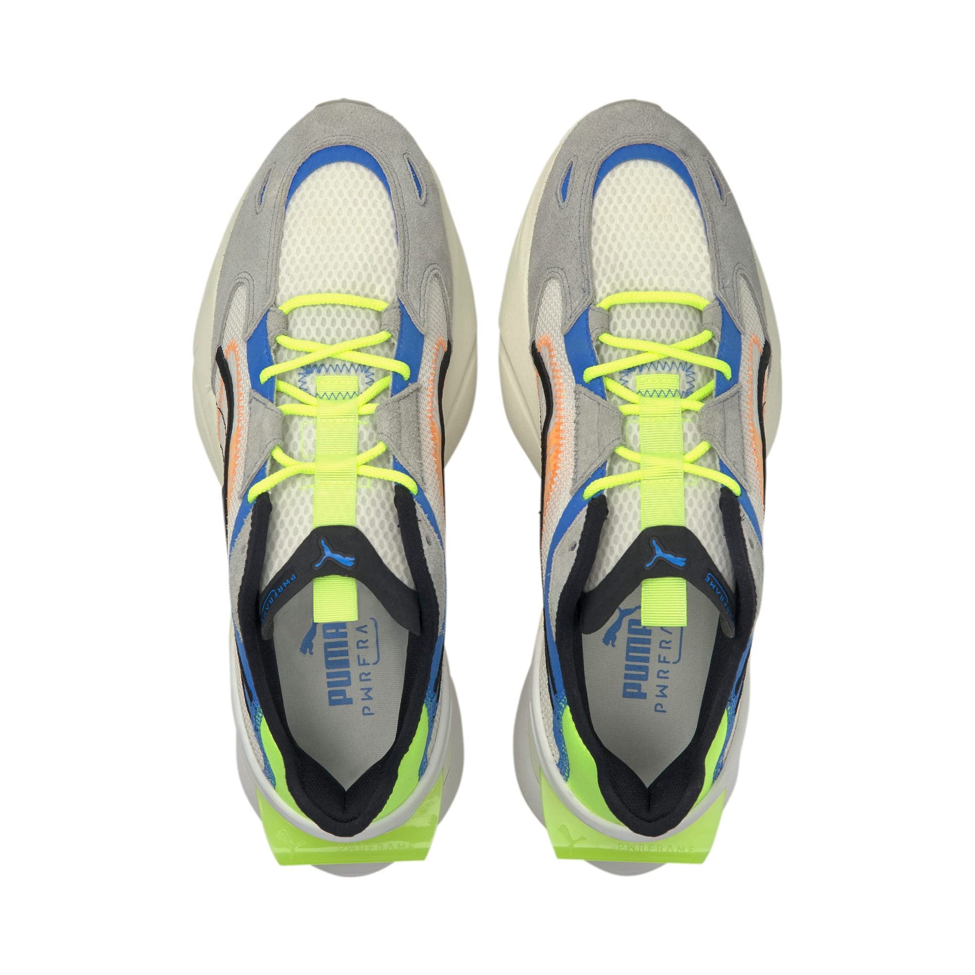 Puma Pwrframe OP Abstract Nimbus Cloud Yellow Sneaker - Image 4