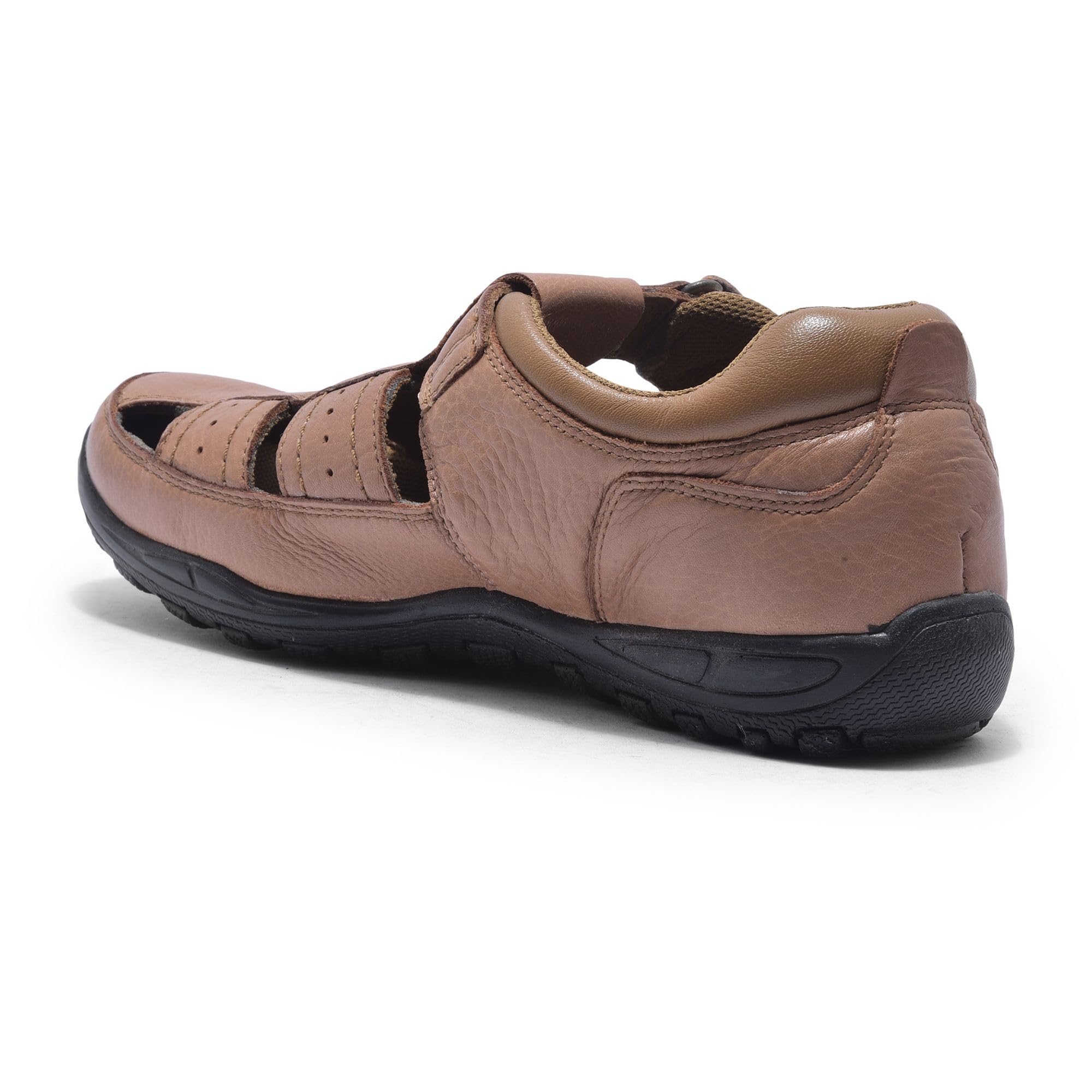 Woodland Men's Tan Leather Sandal - Image 5