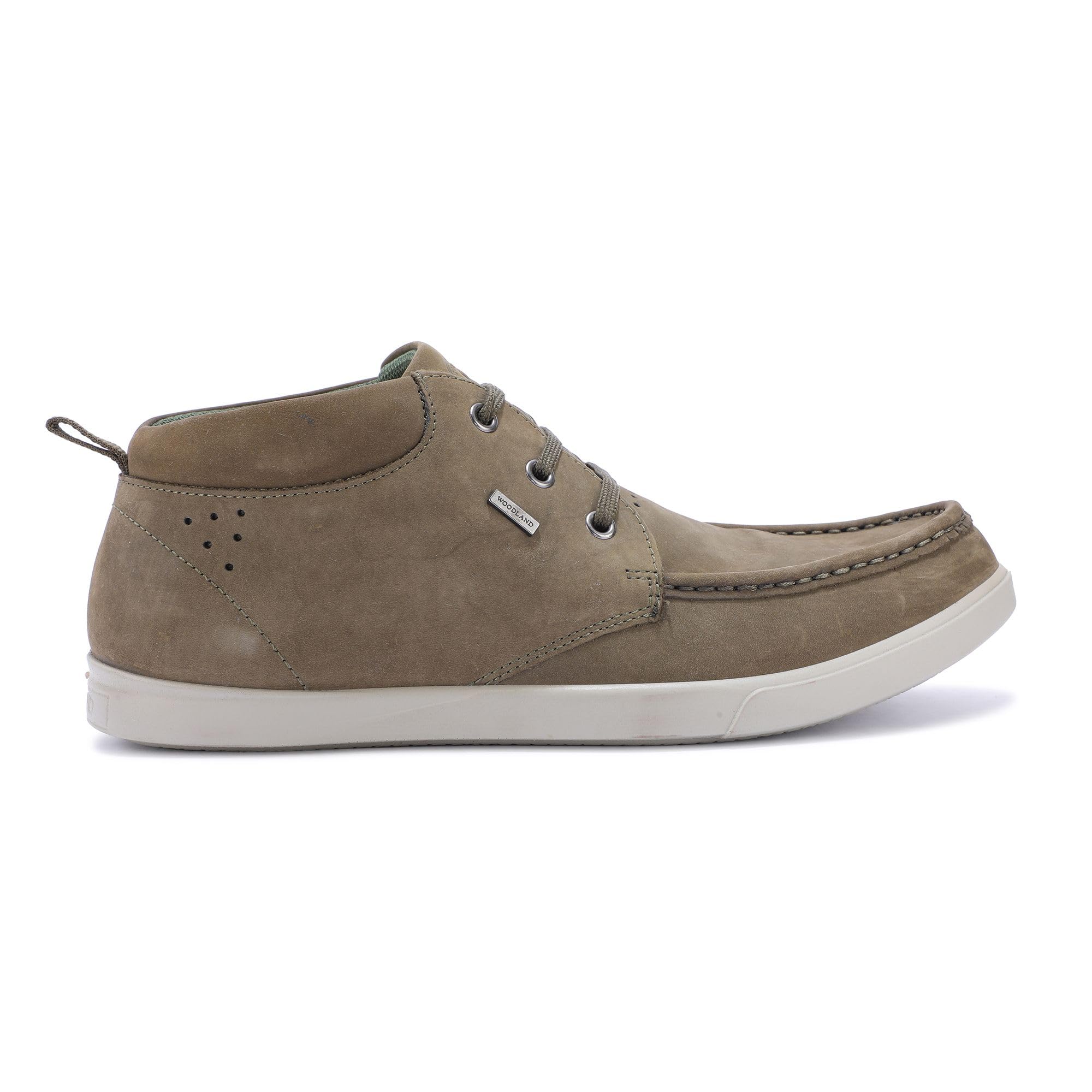 Woodland Men's Casual Shoe - Olive Green - Image 2