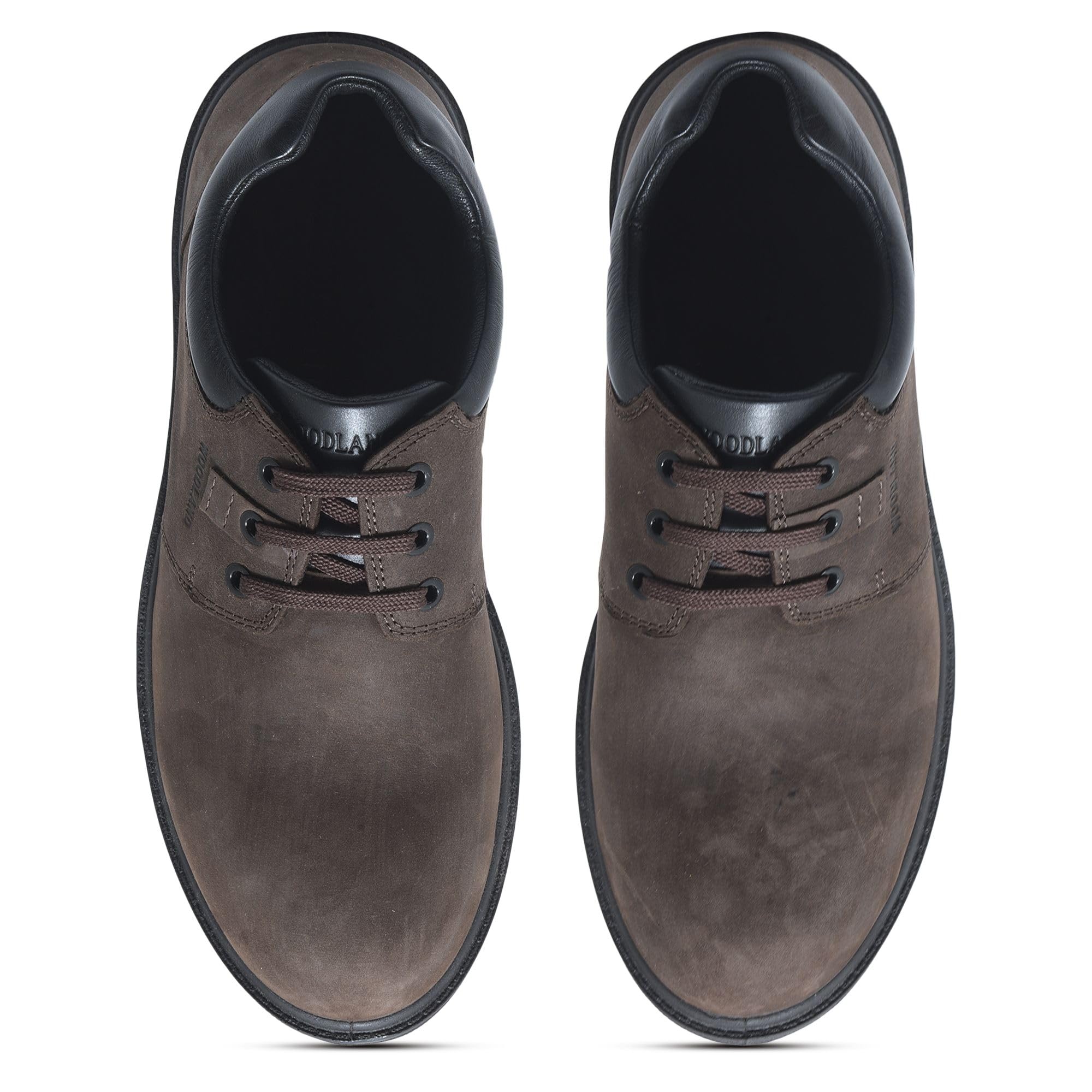 Woodland Men's Leather Sneaker - Brown - Image 4