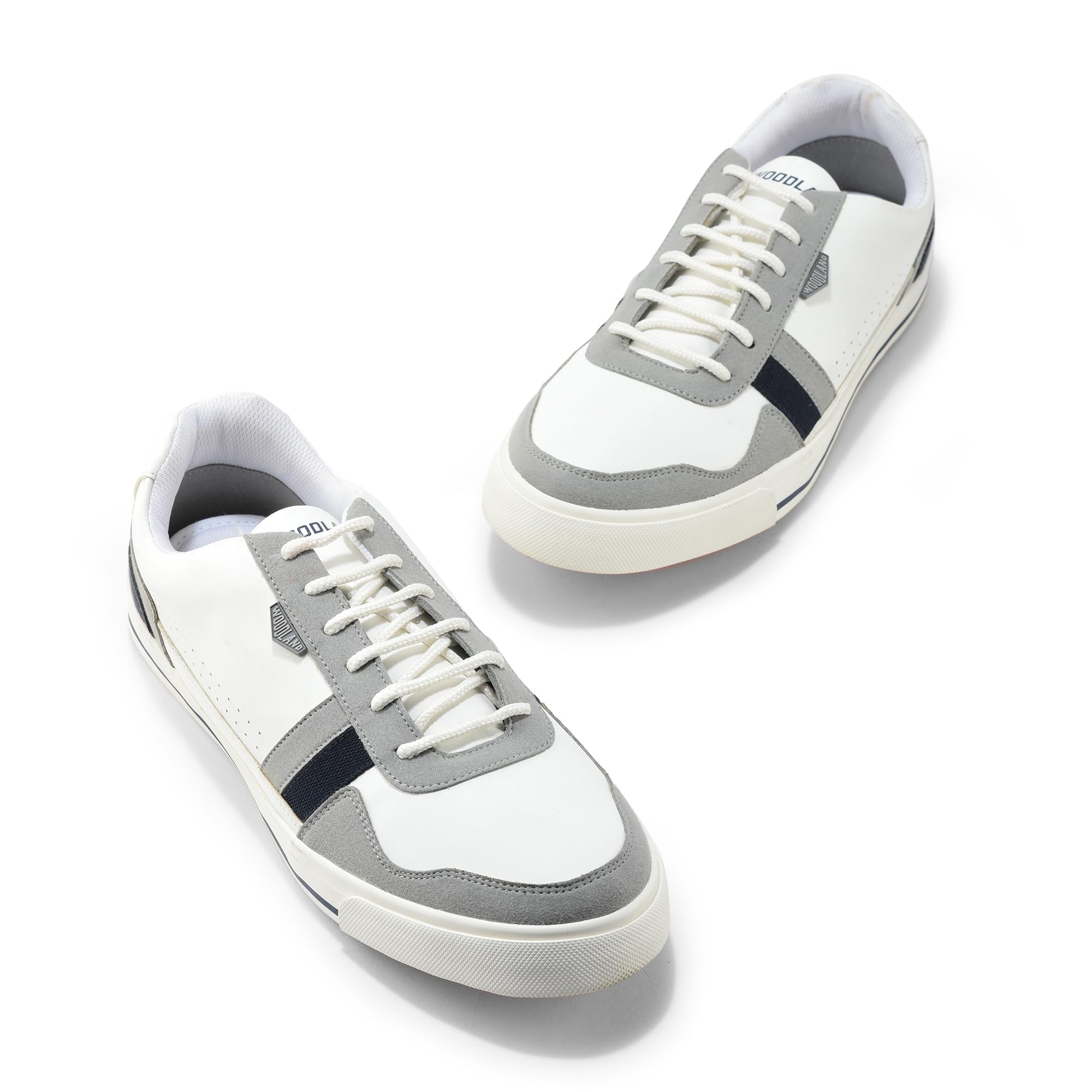 Woodland Men's White PU Casual Shoes - Image 3