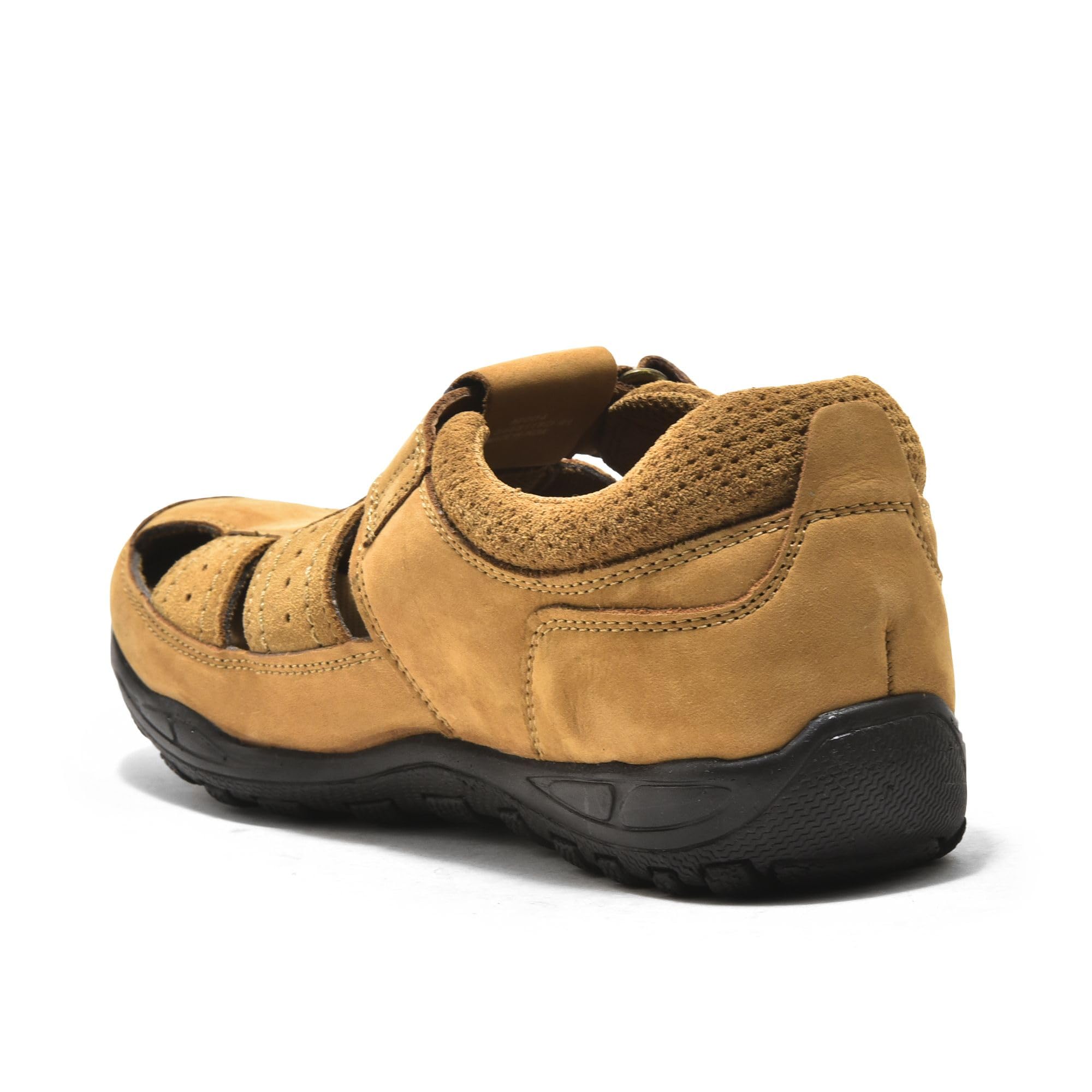 Woodland Men's Camel Leather Sandals - Image 5