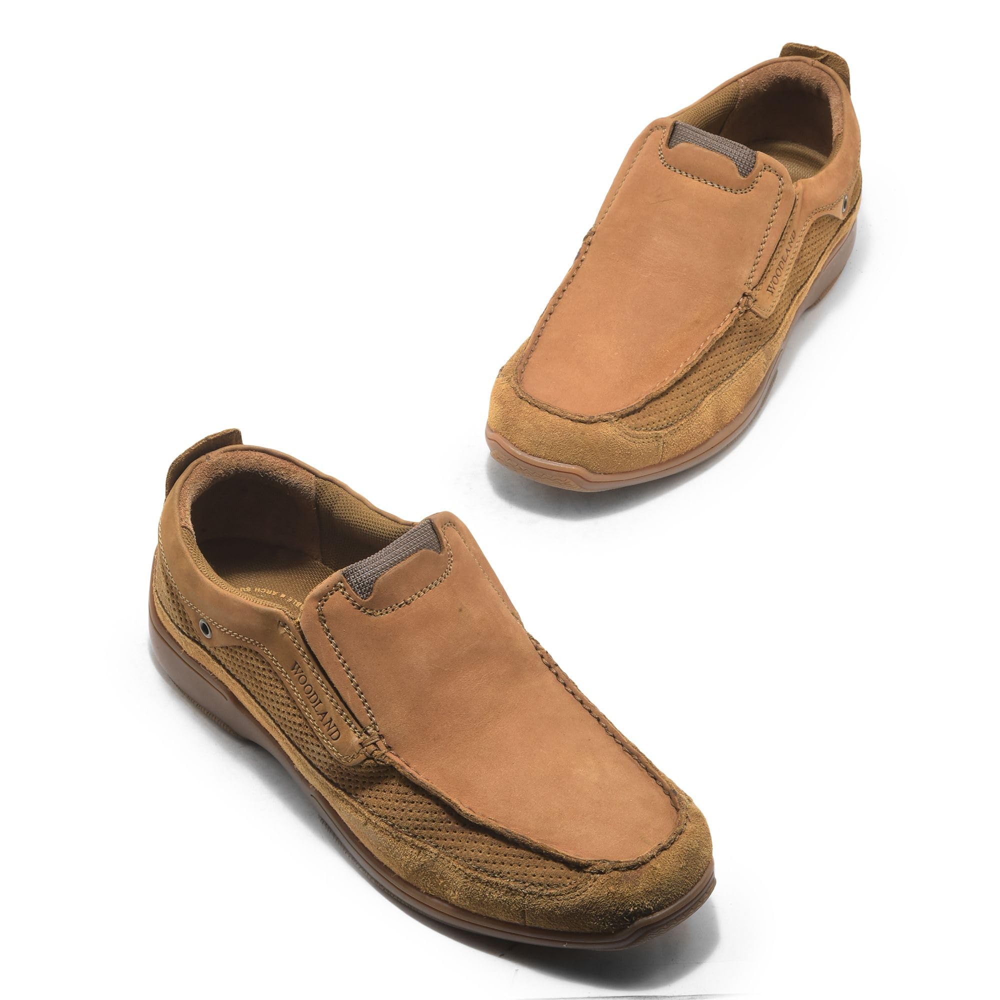 Woodland Men's Camel Loafer - Leather - Image 3