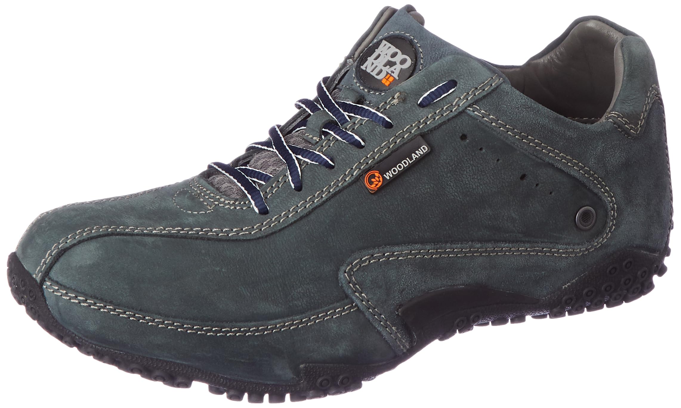 Woodland Men's Leather Casual Shoes - Navy