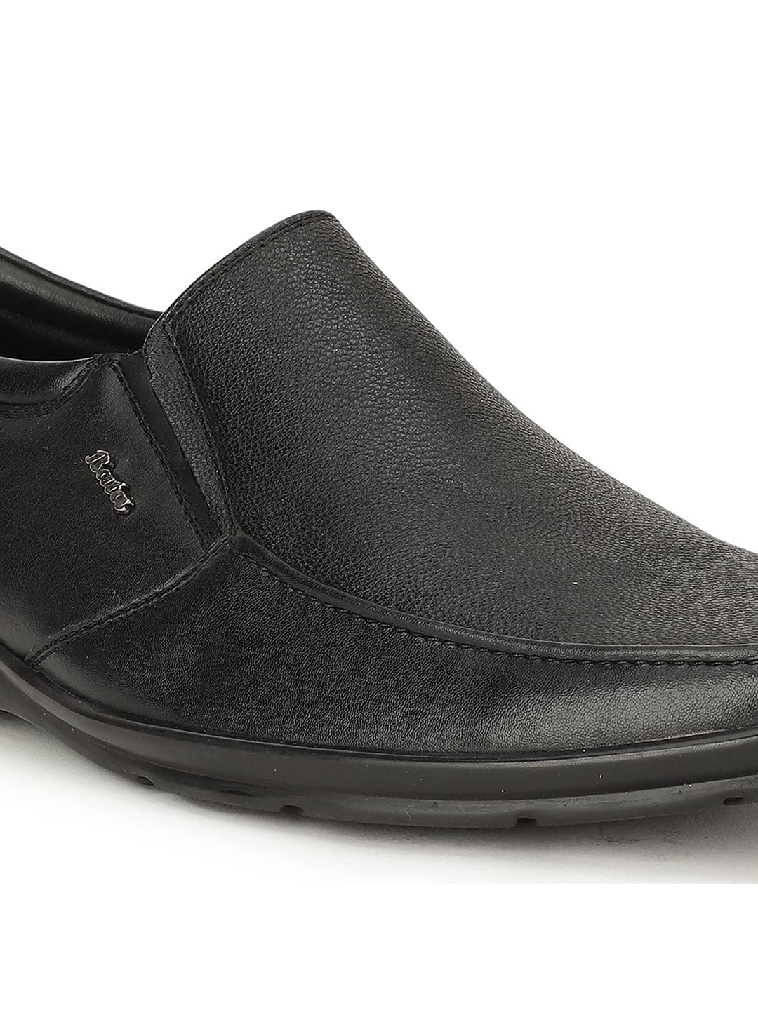 Bata Men's Black Formal Slip-On Shoes - Image 5