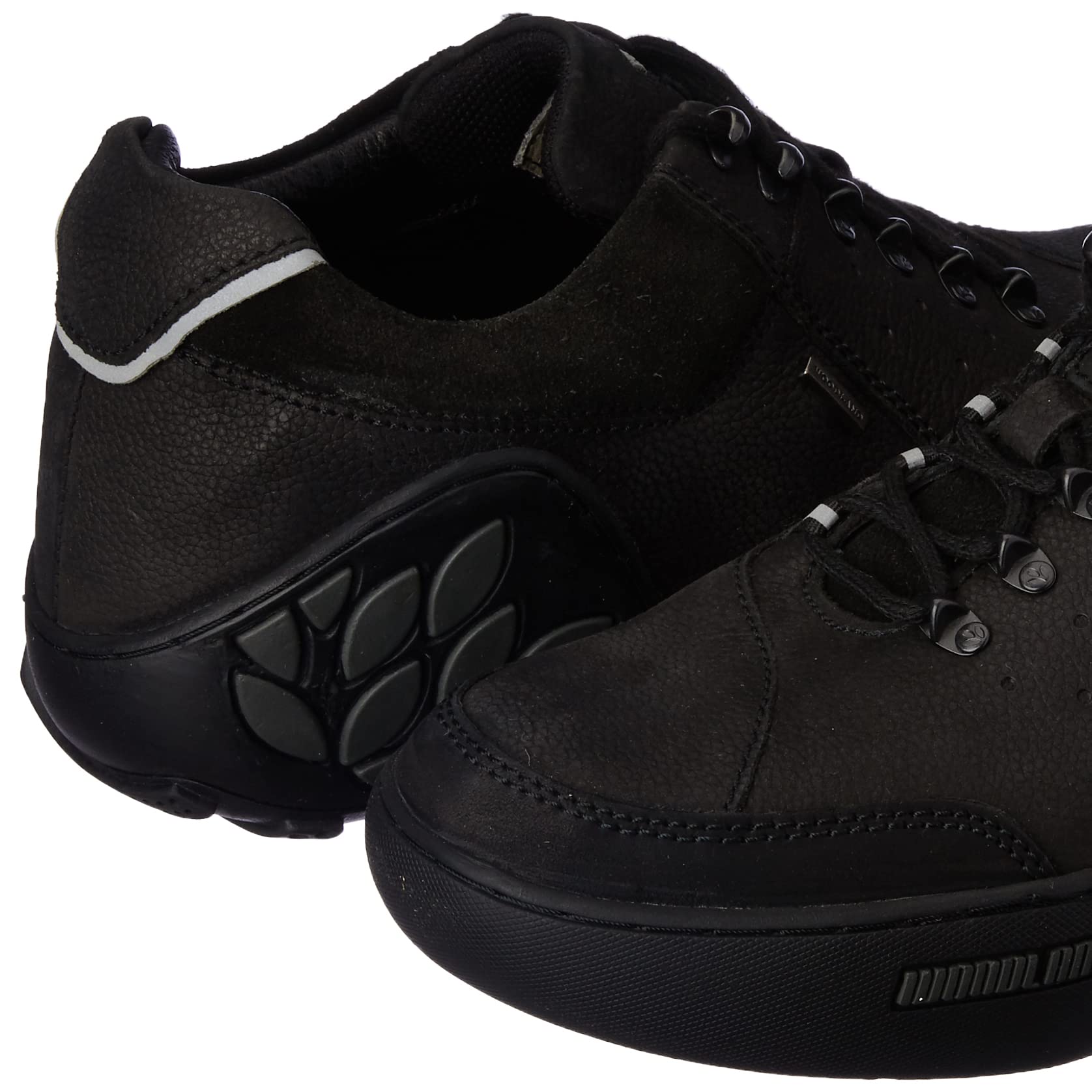 Woodland Men's Black Leather Casual Shoes - Image 3