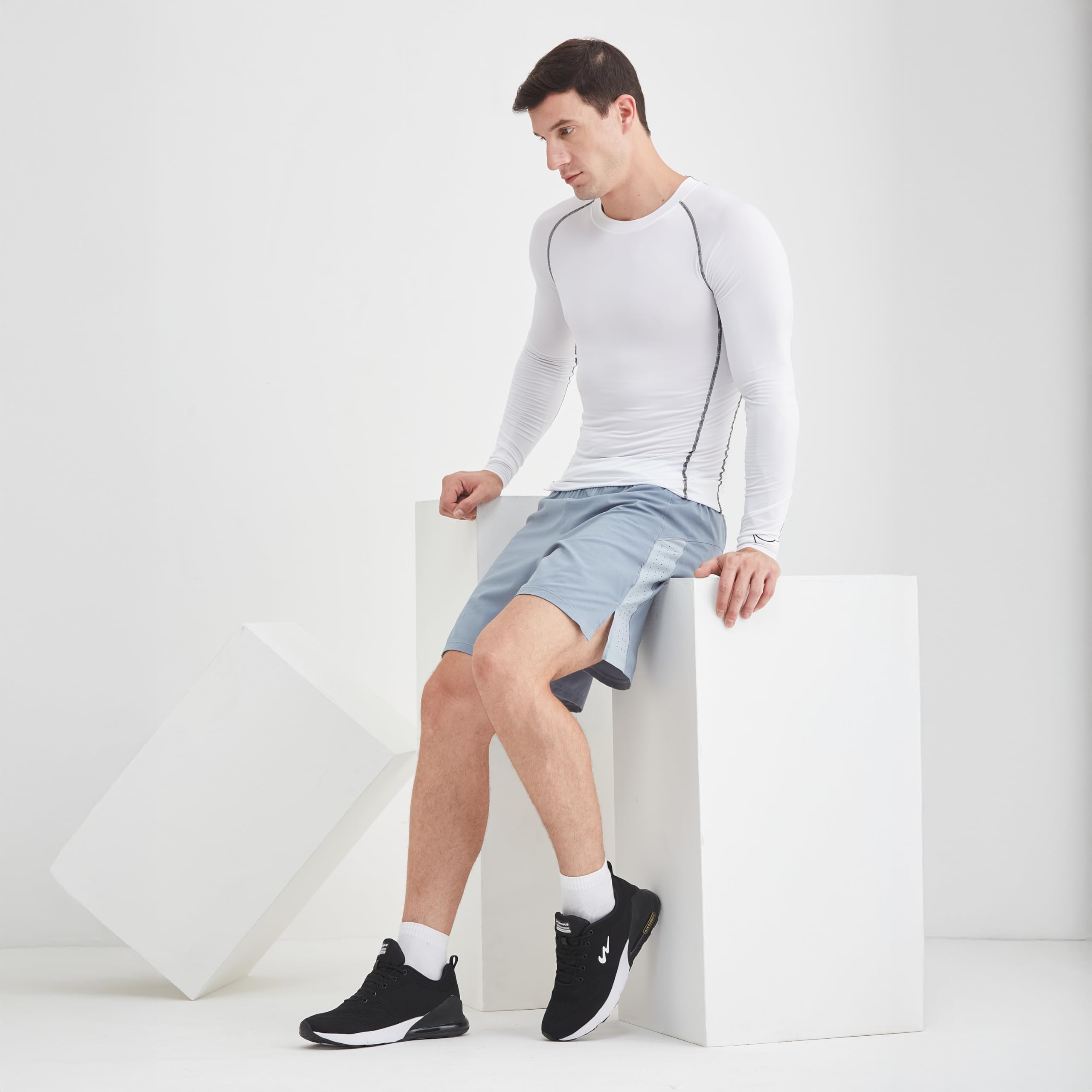 Campus Men's North Plus Running Shoes - Black - Image 2