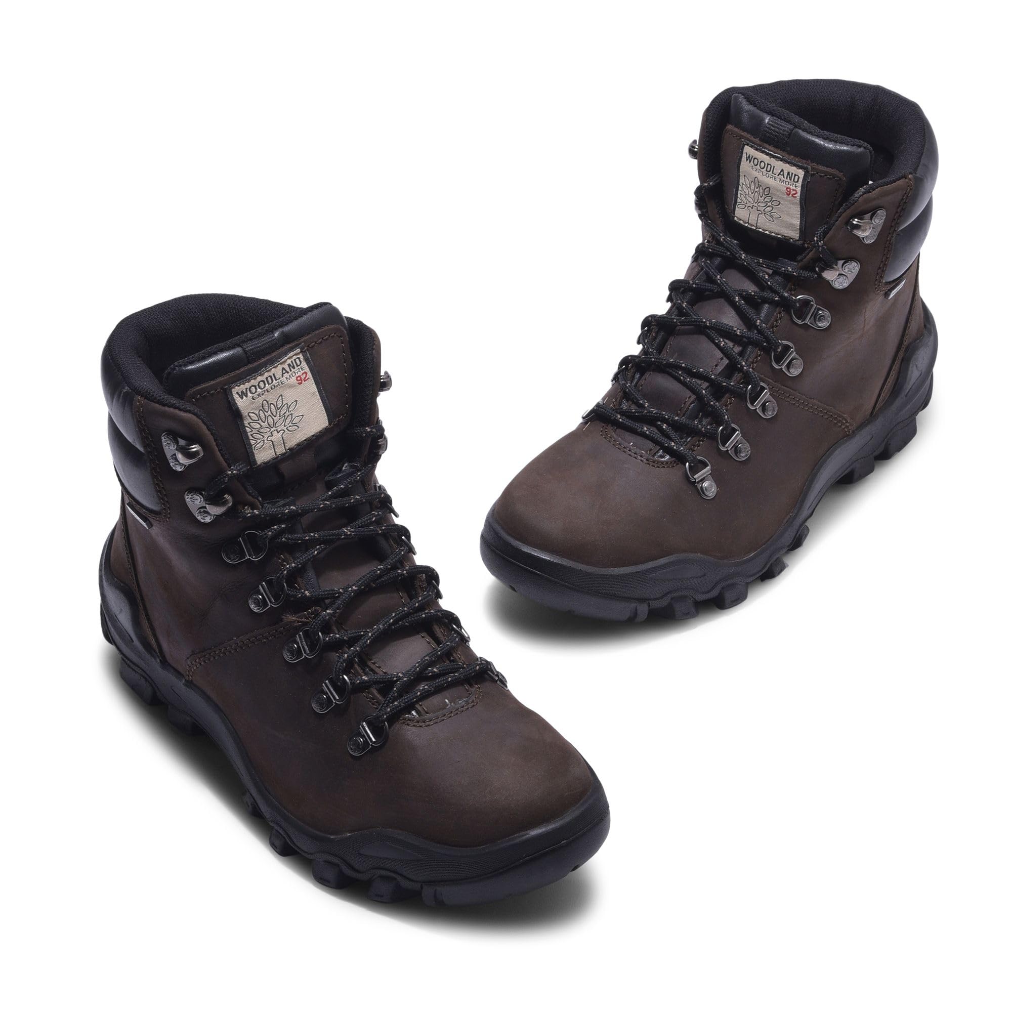 Woodland Men's Dark Brown Leather Boots - Image 2