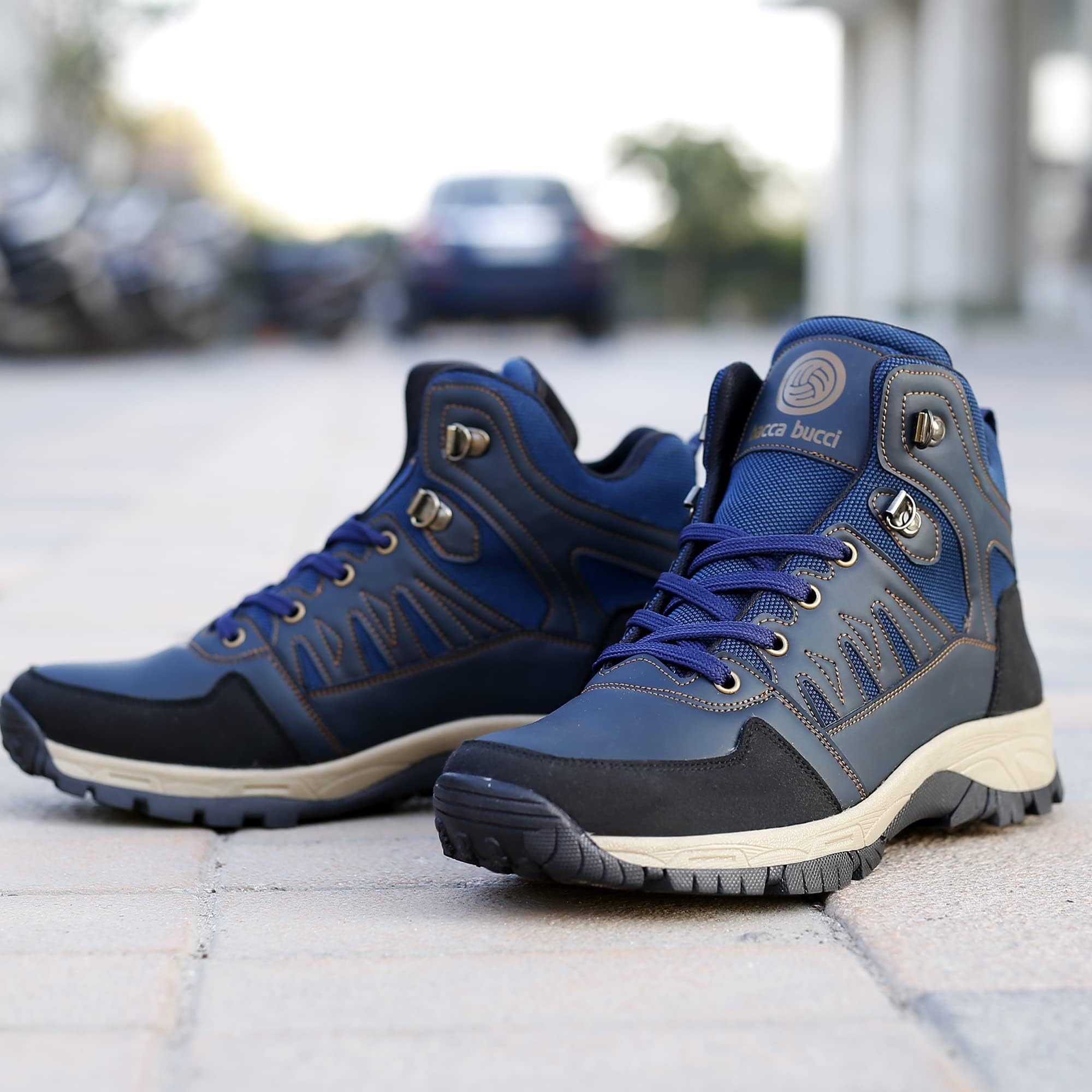 Bacca Bucci Men's Hunter Hiking Boots - Non Slip Waterproof - Image 2