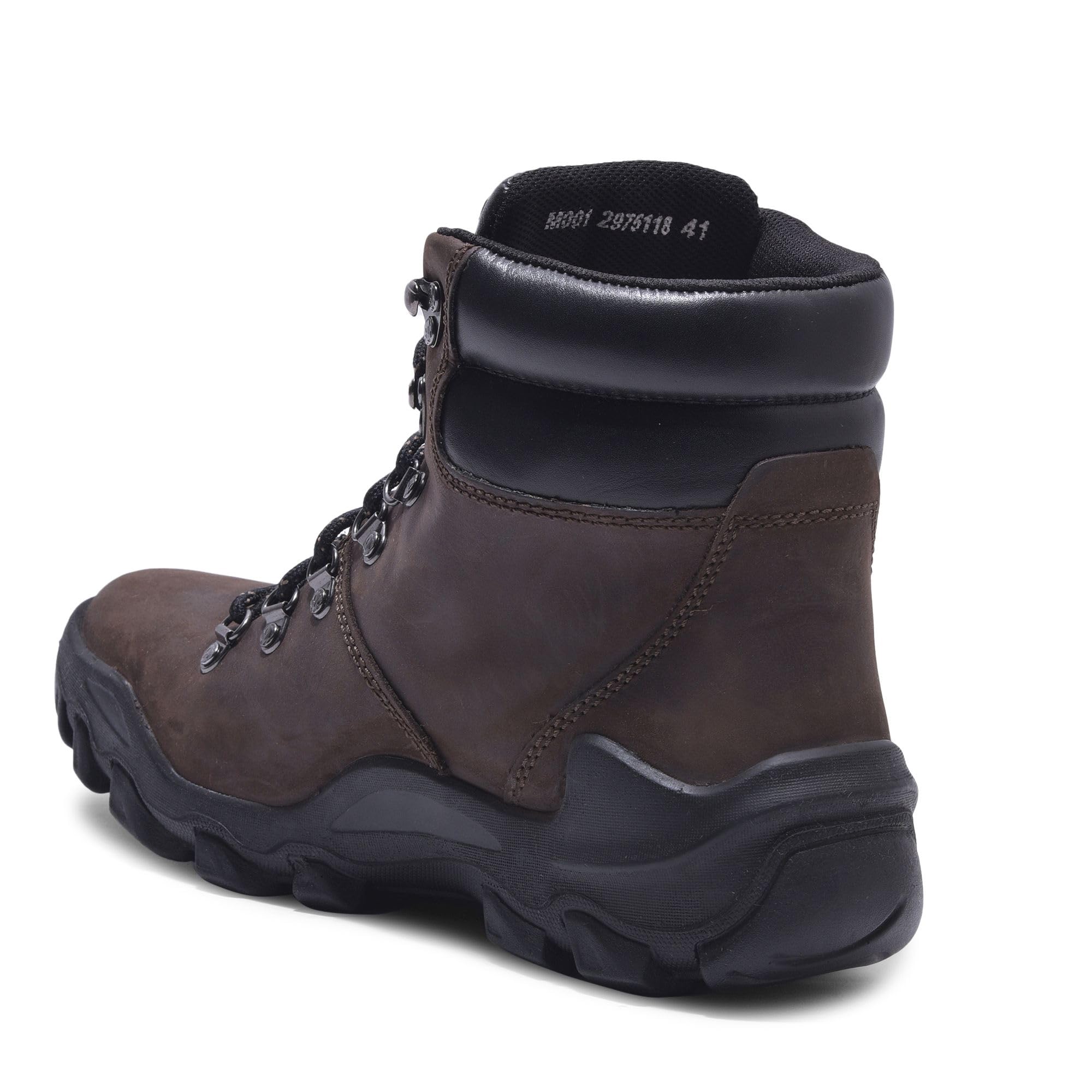 Woodland Men's Dark Brown Leather Boots - Image 5