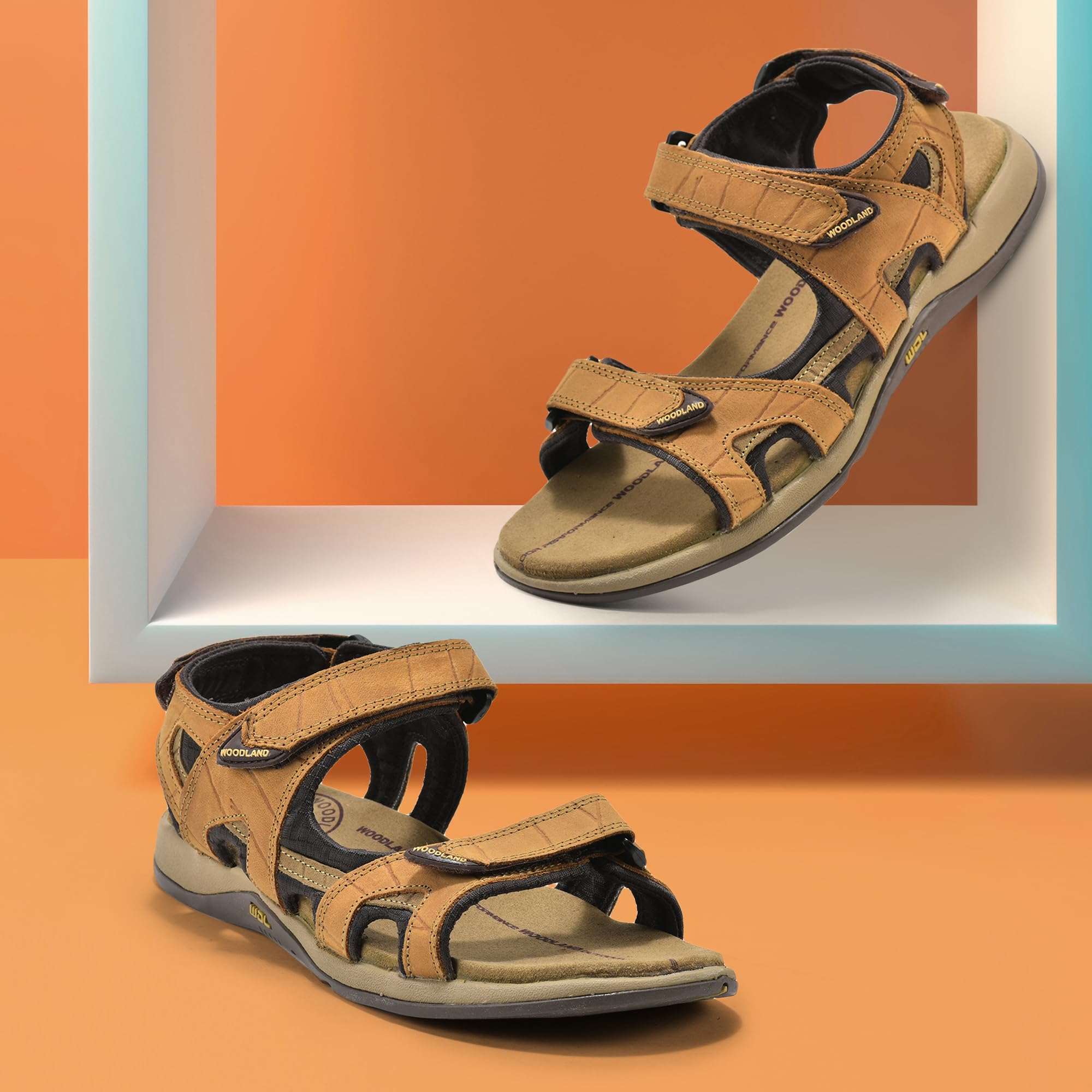 Woodland Men's Camel Sandal - Image 4