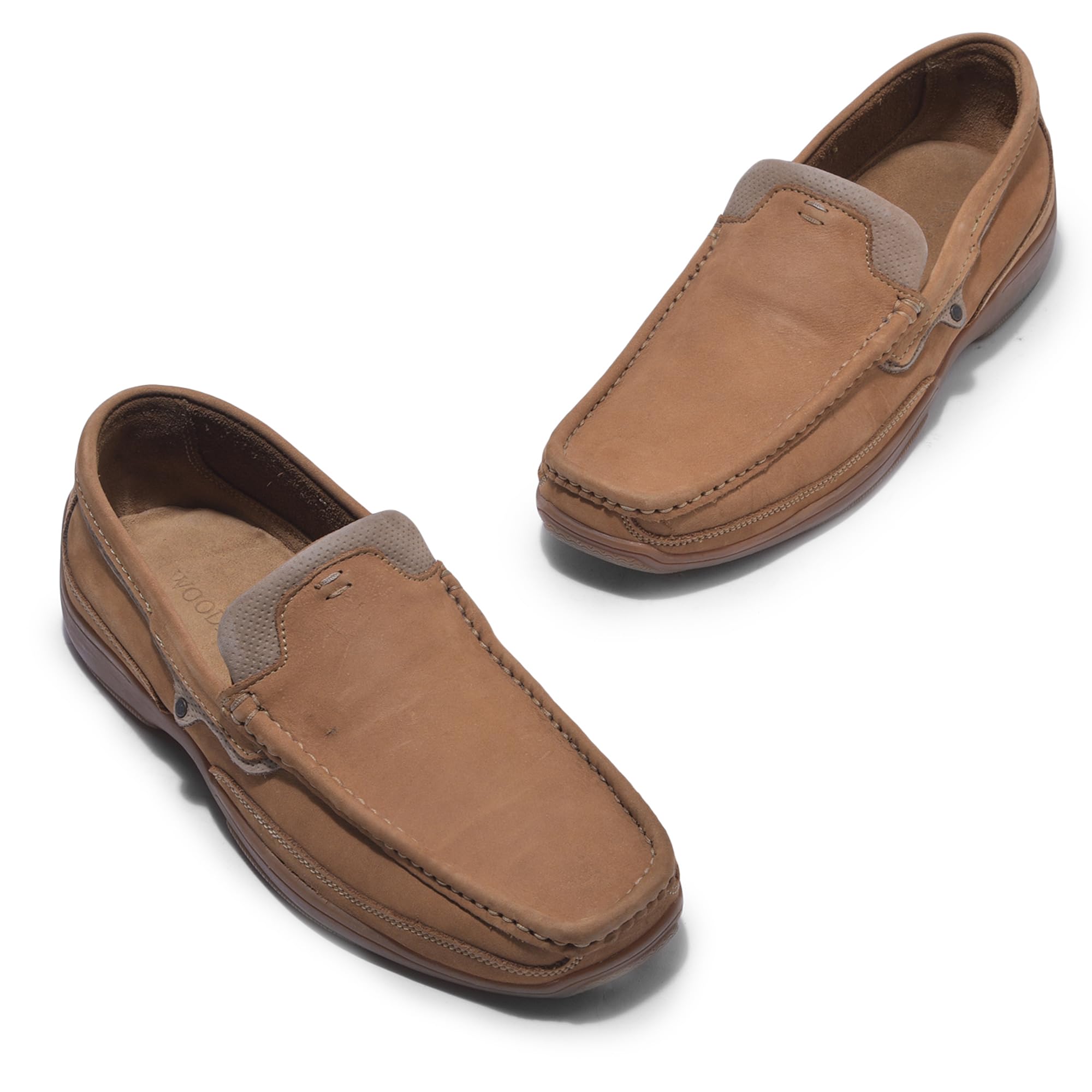 Woodland Men's Leather Loafer - Khaki - Image 2