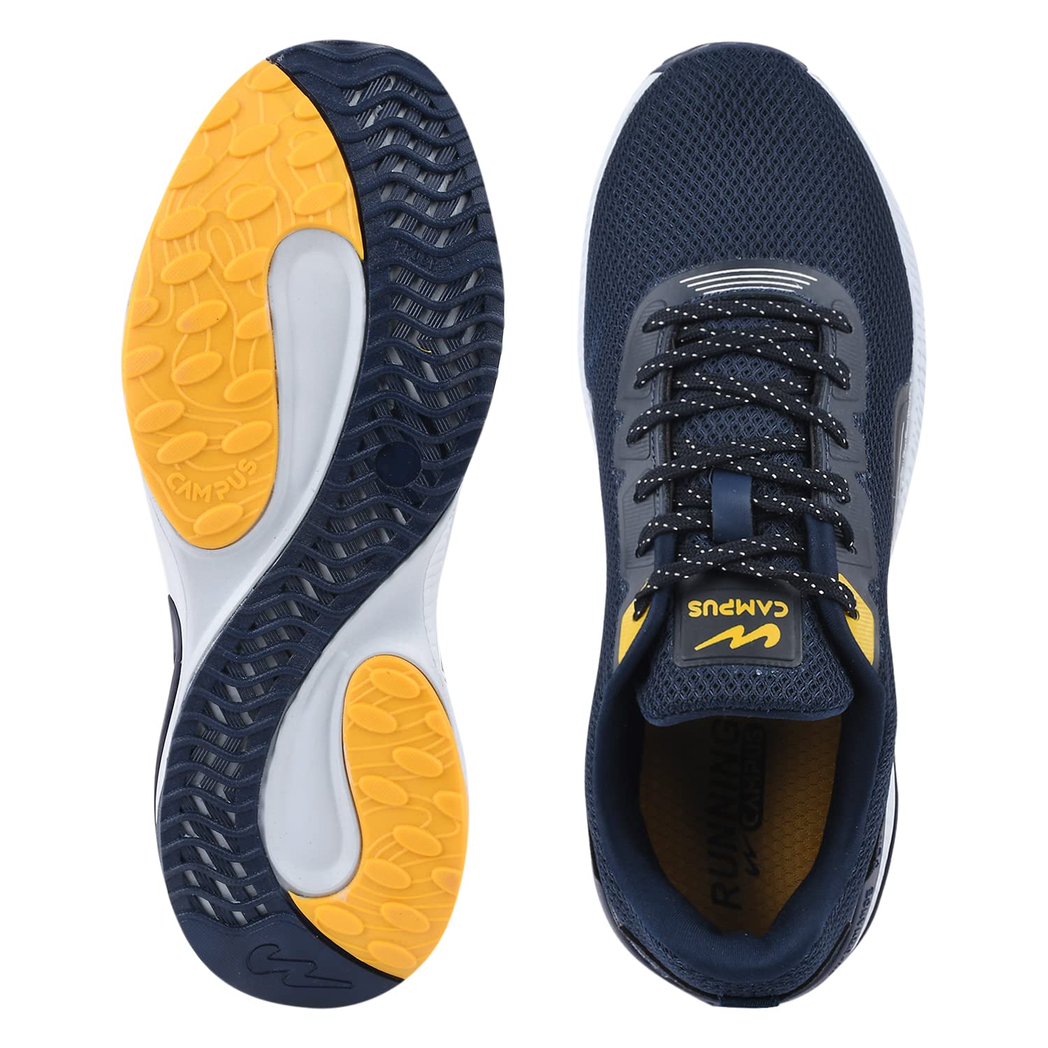 Campus Men's Camp-HUSTUN Running Shoes - Navy Blue - Image 5