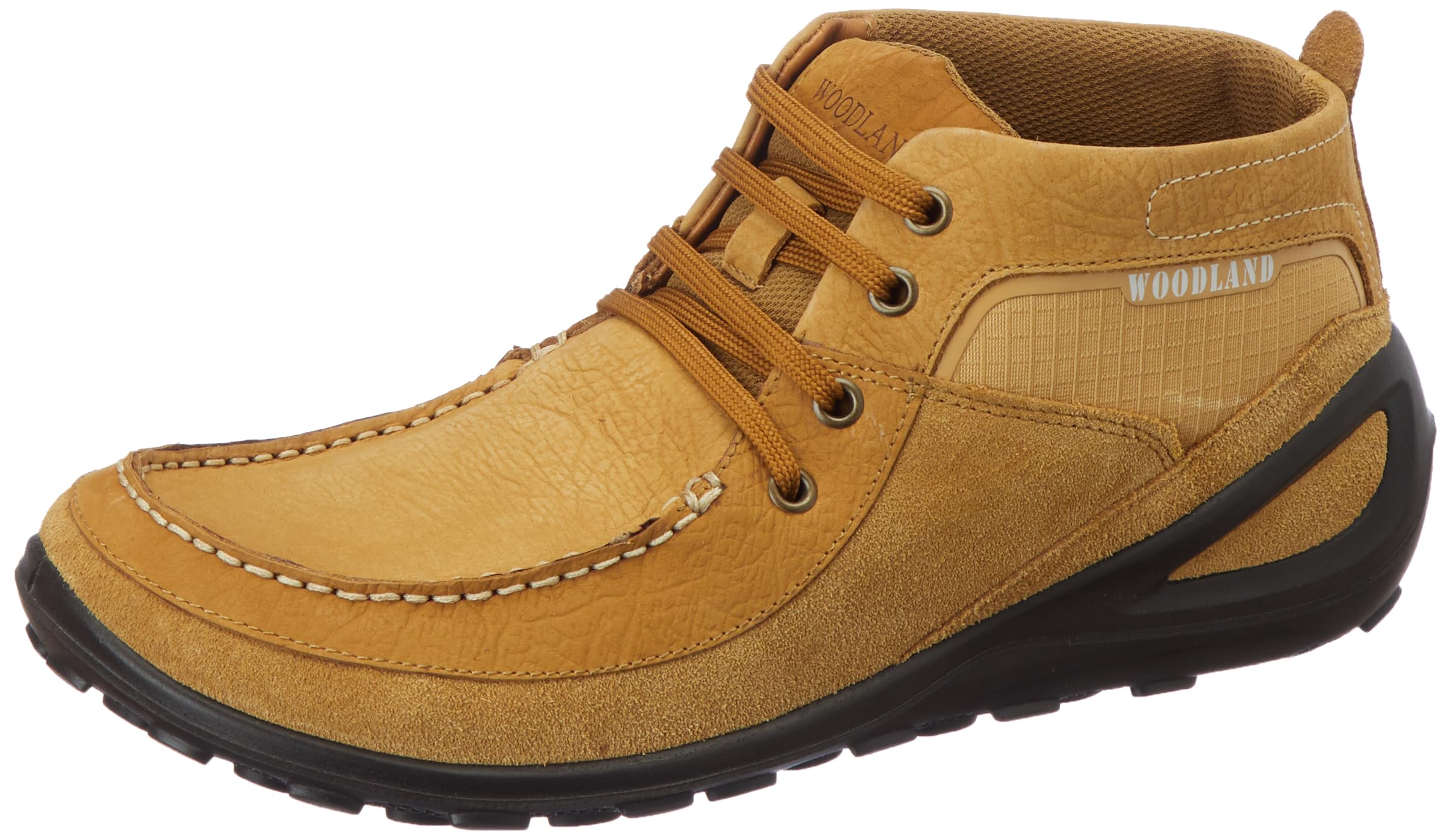 Woodland Men's Camel Leather Loafers