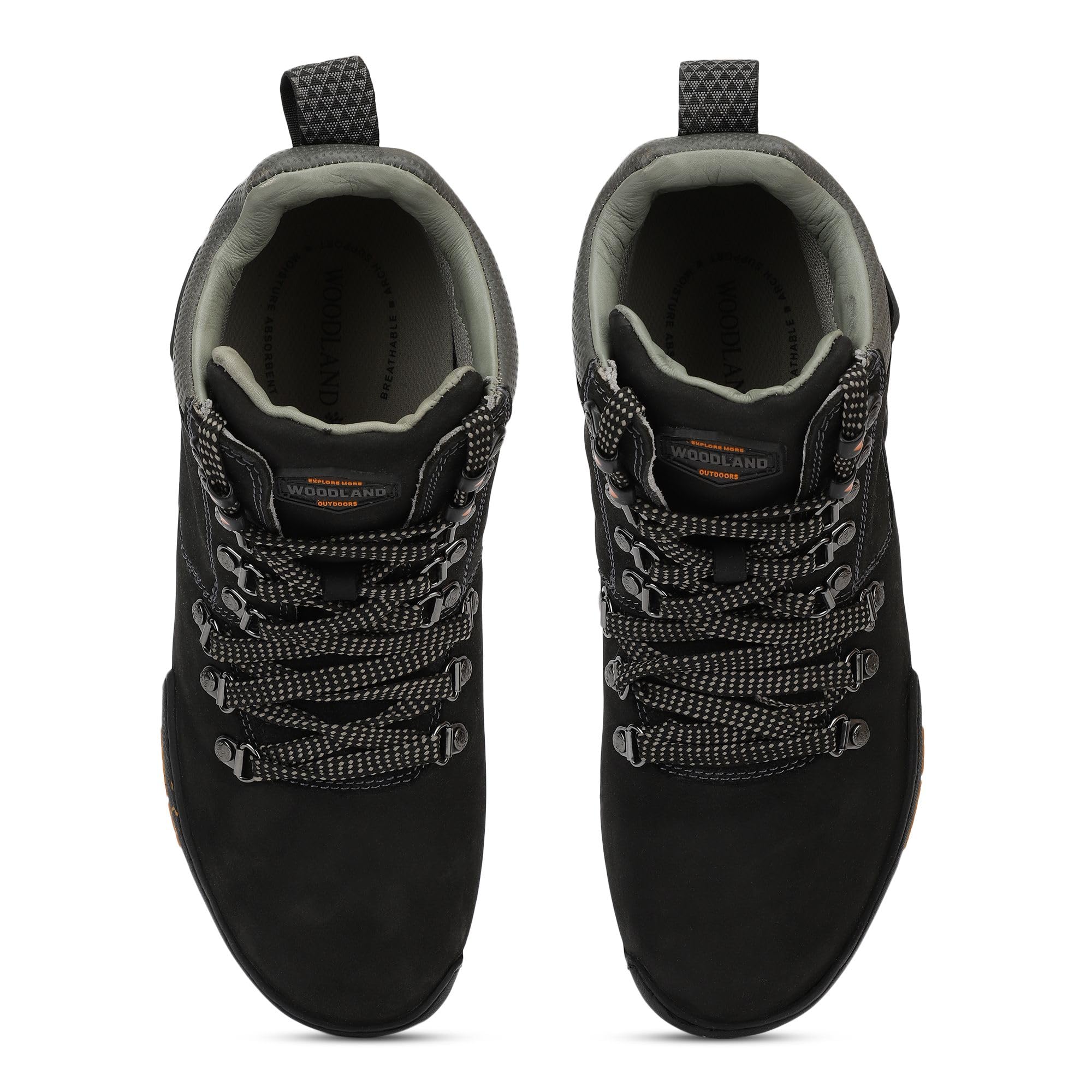 Woodland Men's Black Nubuk Boots - Waterproof - Image 3