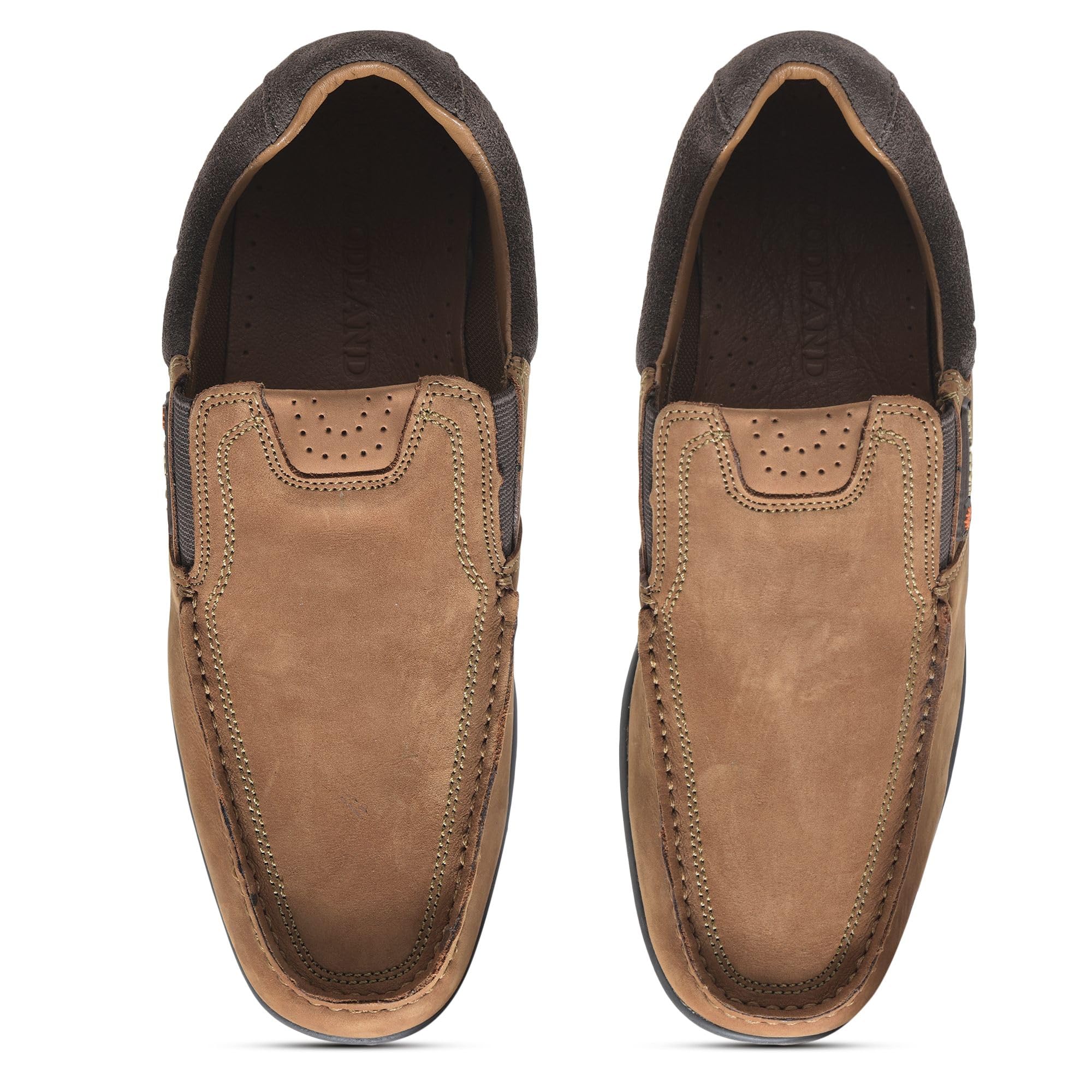 Woodland Men's Loafers - Cashew Brown - Image 4