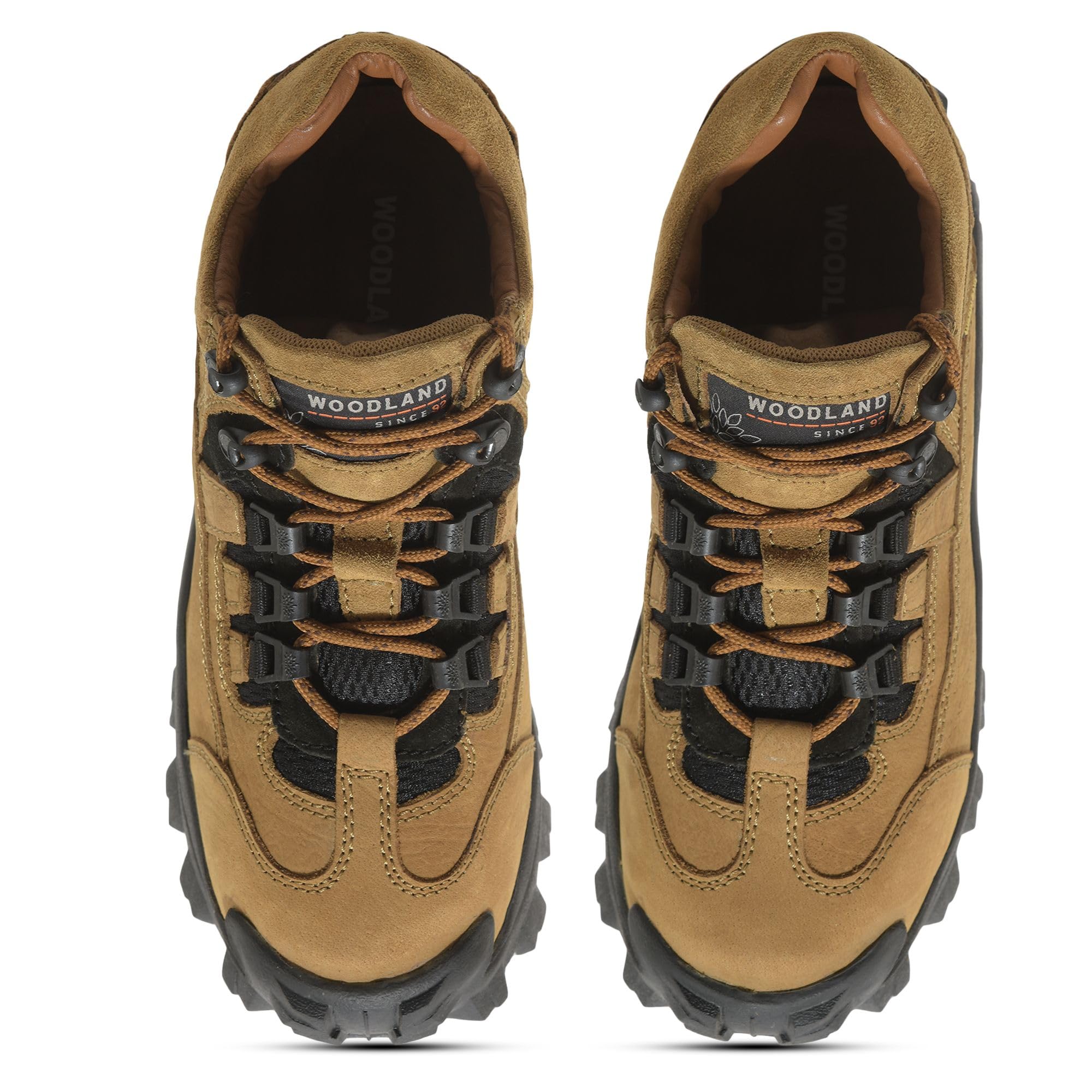 Woodland Men's Camel Leather Casual Shoe - Image 4