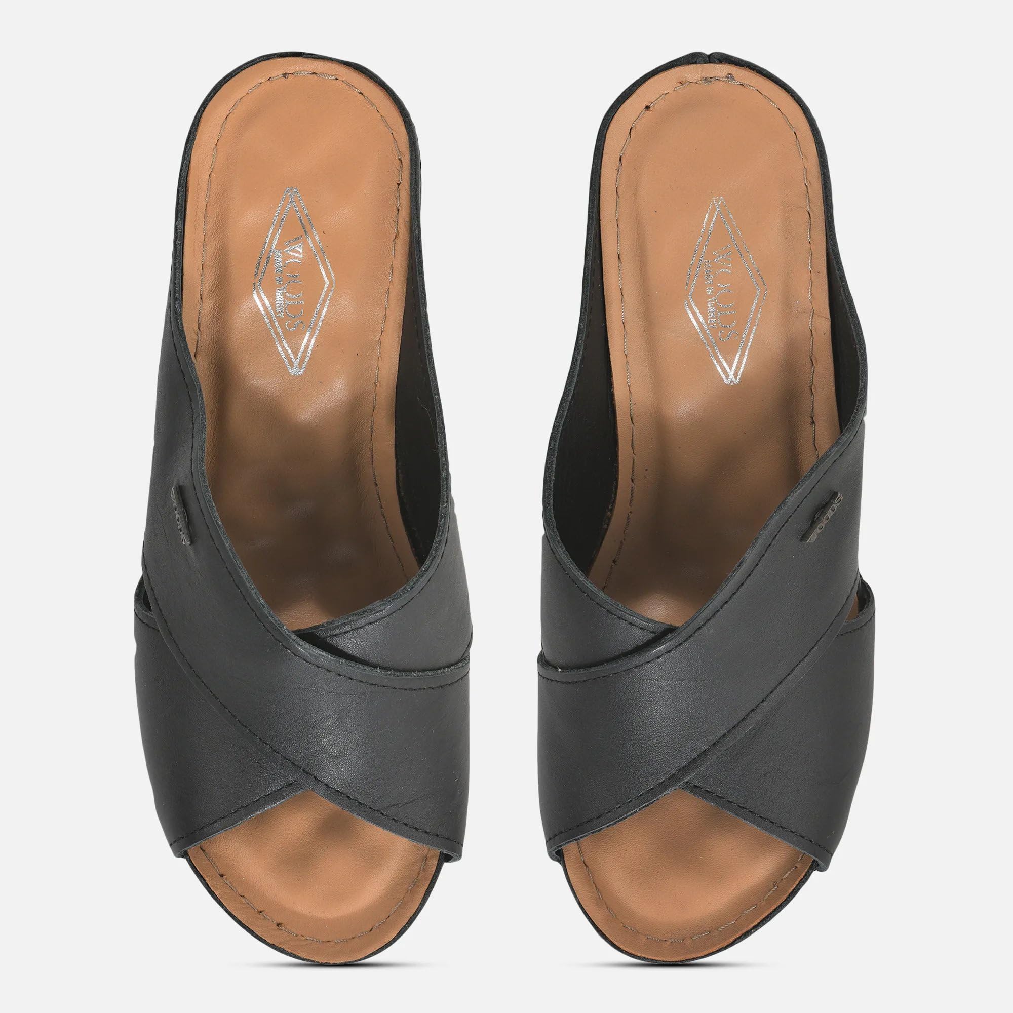 Woodland Women's Leather Slippers - Image 4
