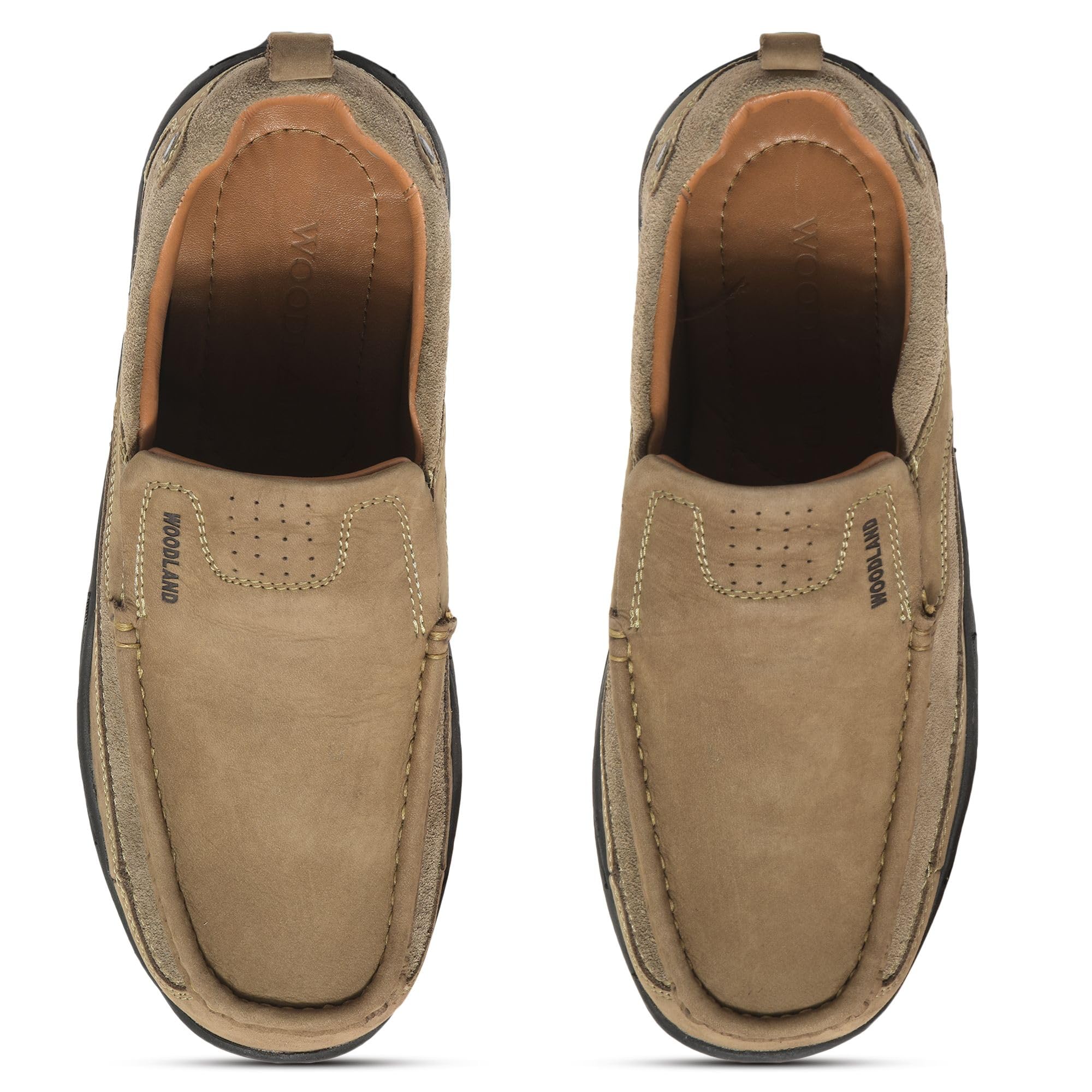 Woodland Men's Dubai Khaki Casual Shoe - Image 4
