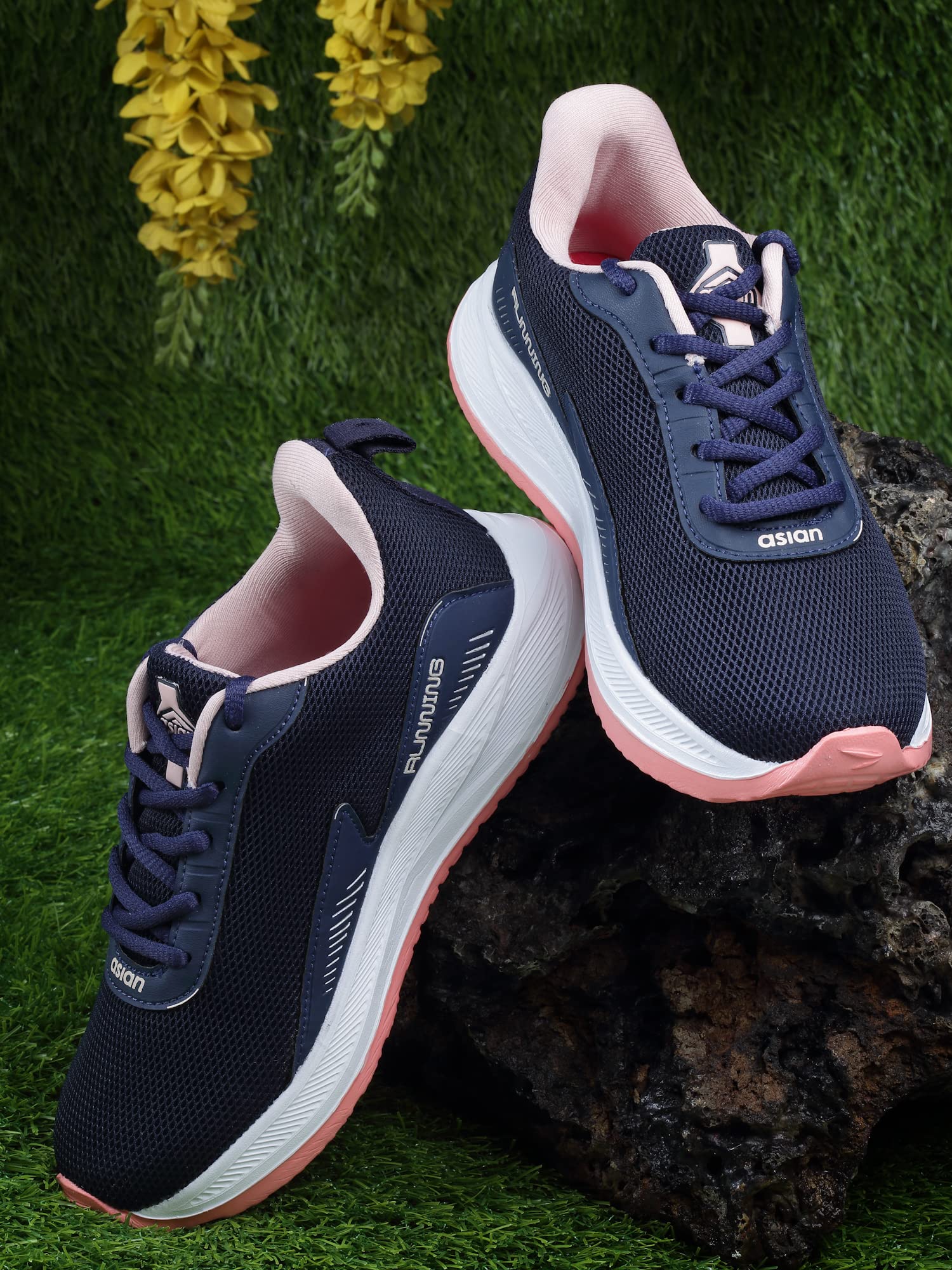 ASIAN Firefly Casual Shoes for Women - Navy Pink - Image 3