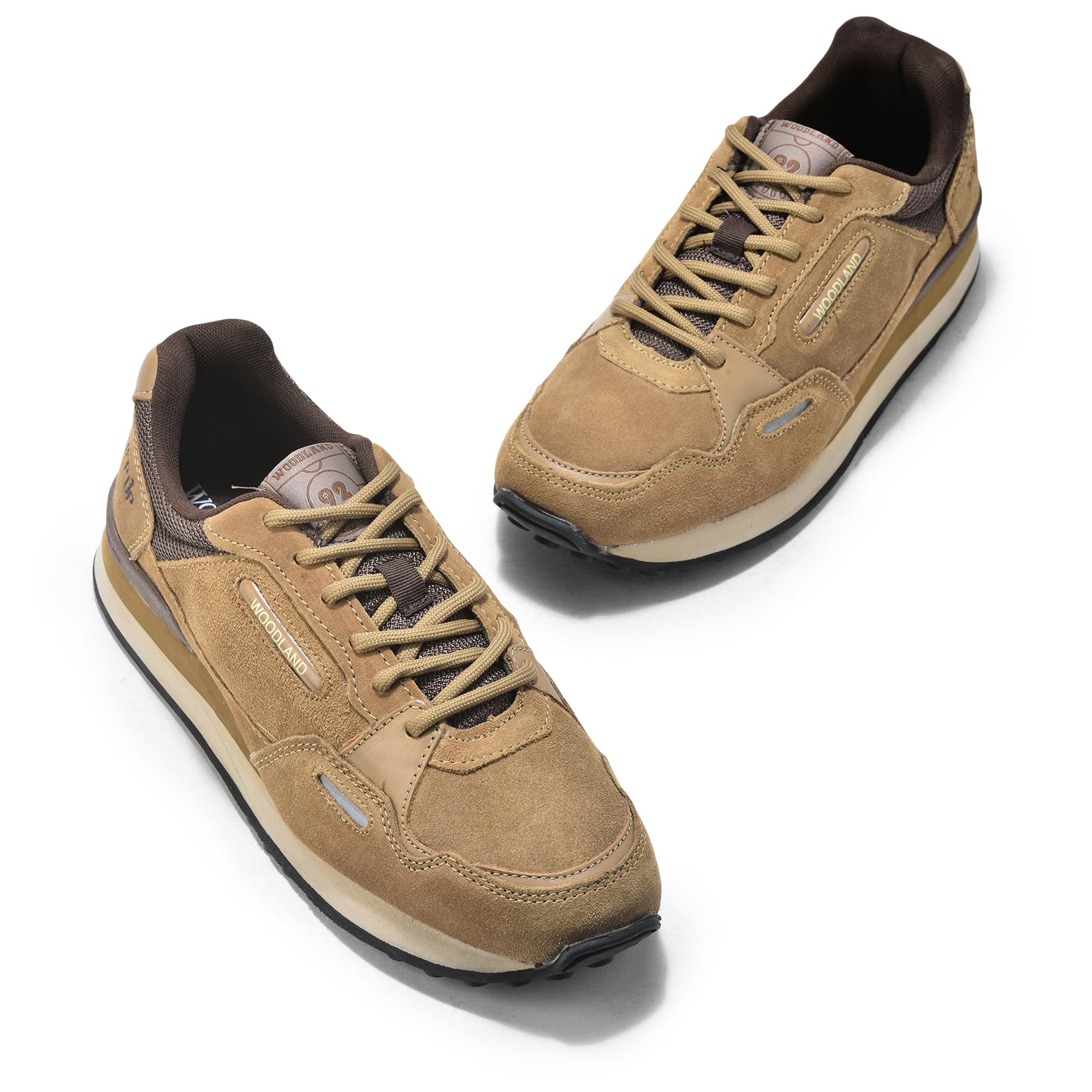 Woodland Men's Camel Suede Casual Shoes - Image 3