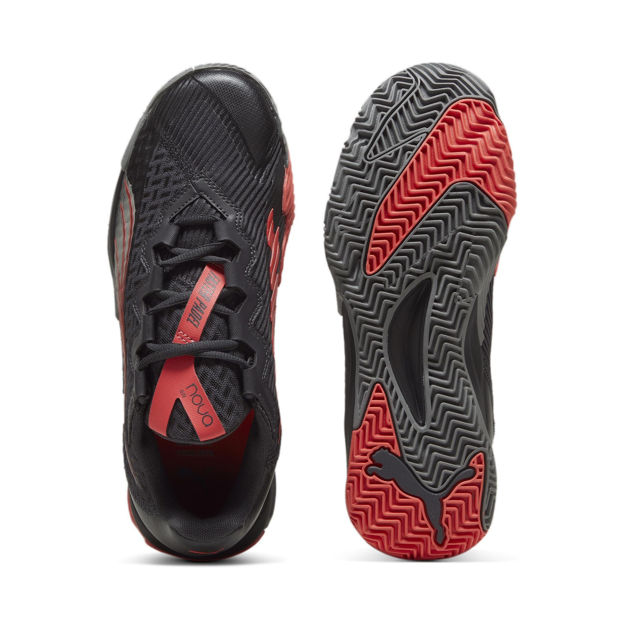 Puma NOVA Elite Sneaker - Gray Black Red - Image 4