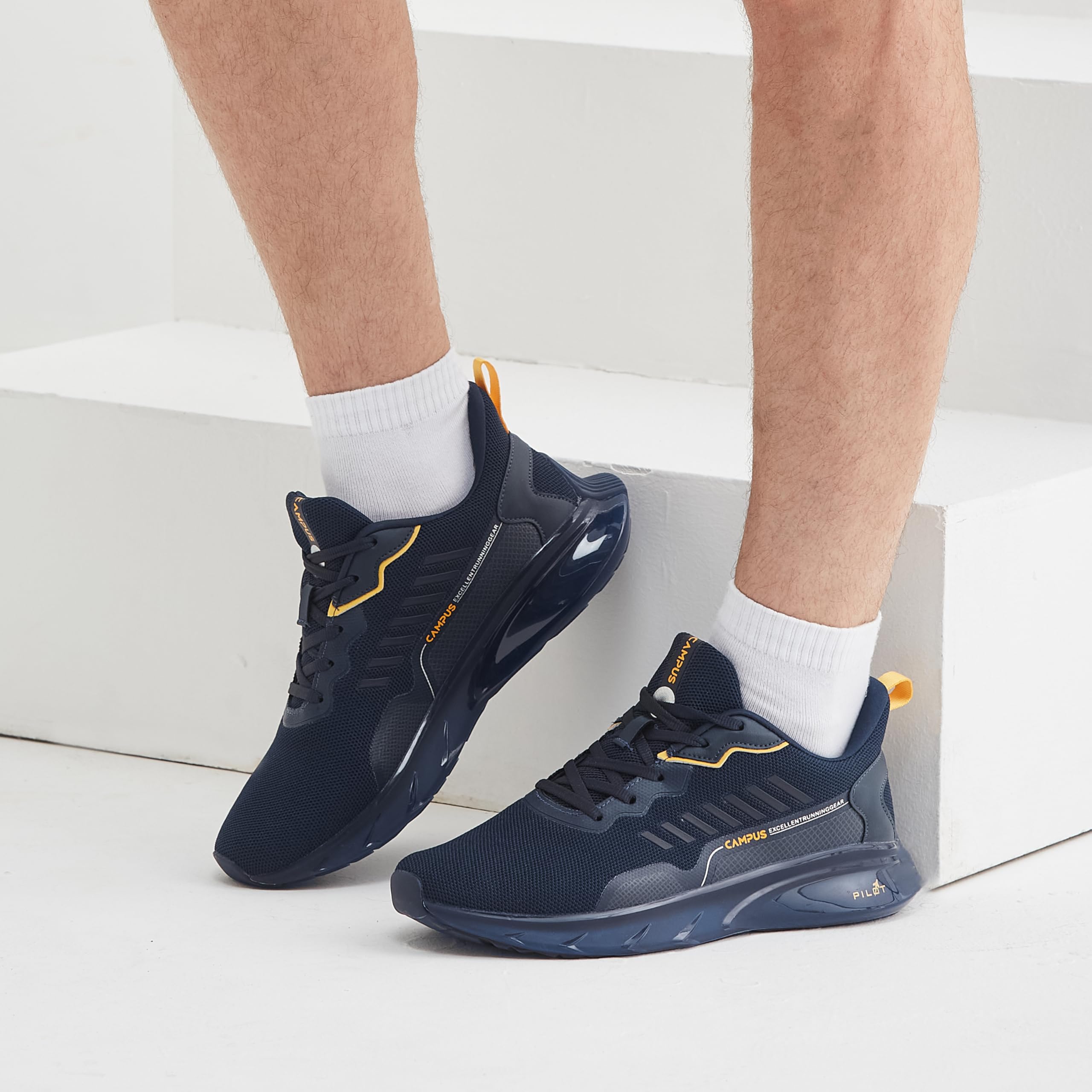 Campus Deccan Sneakers for Men - Navy Blue - Image 3