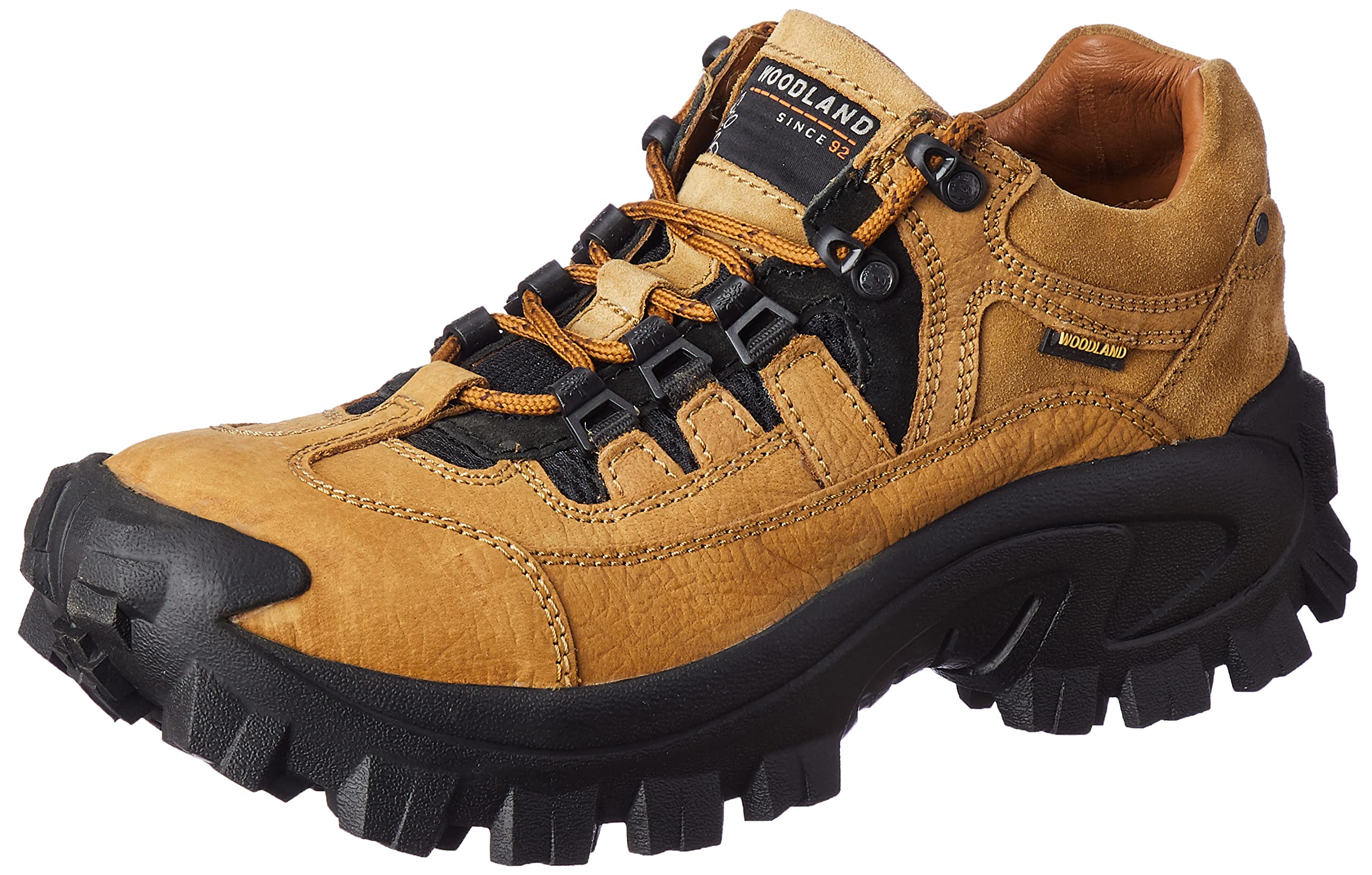 Woodland Men's Camel Leather Casual Shoe