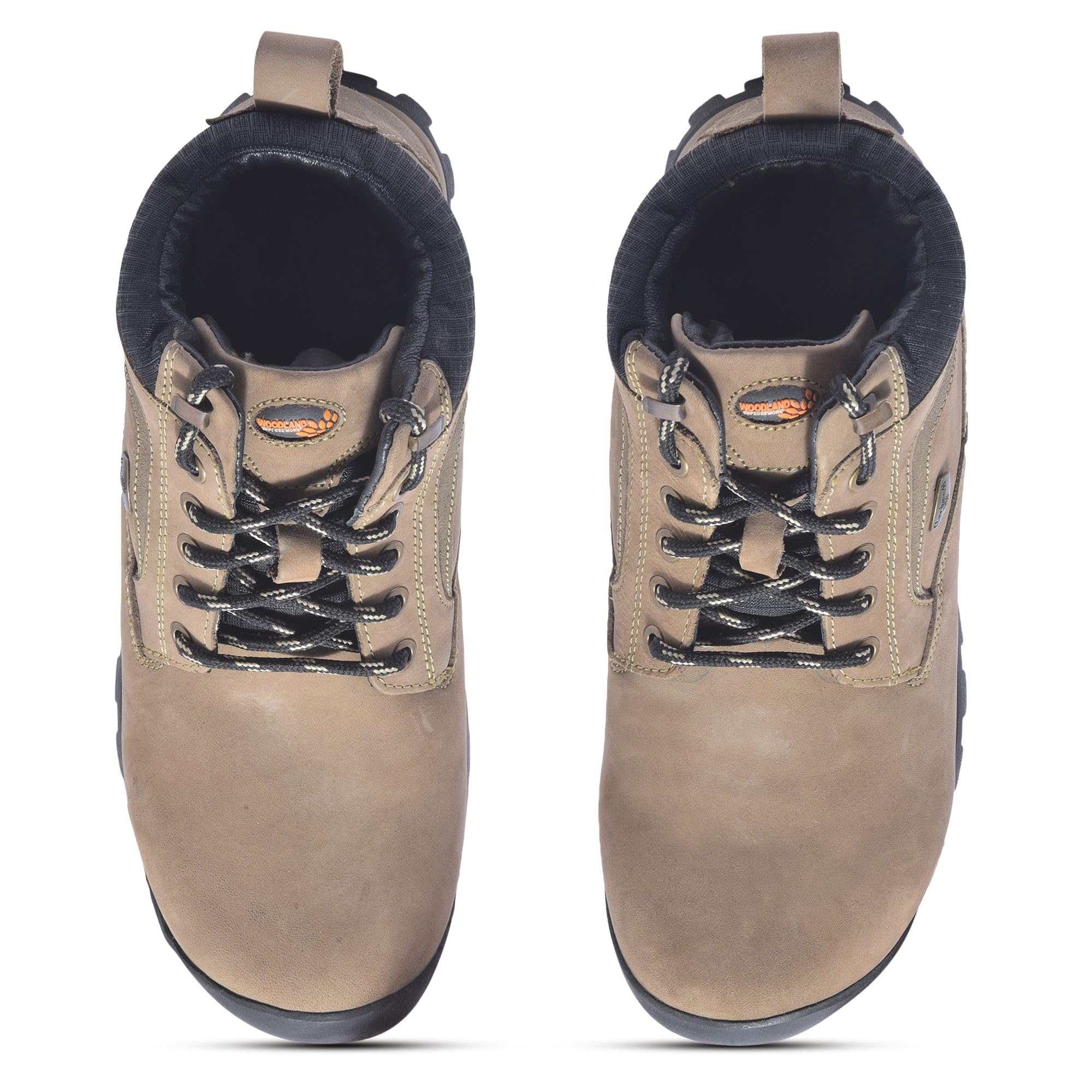 Woodland Men's Dubai Khaki Leather Ankle Boot - Image 3