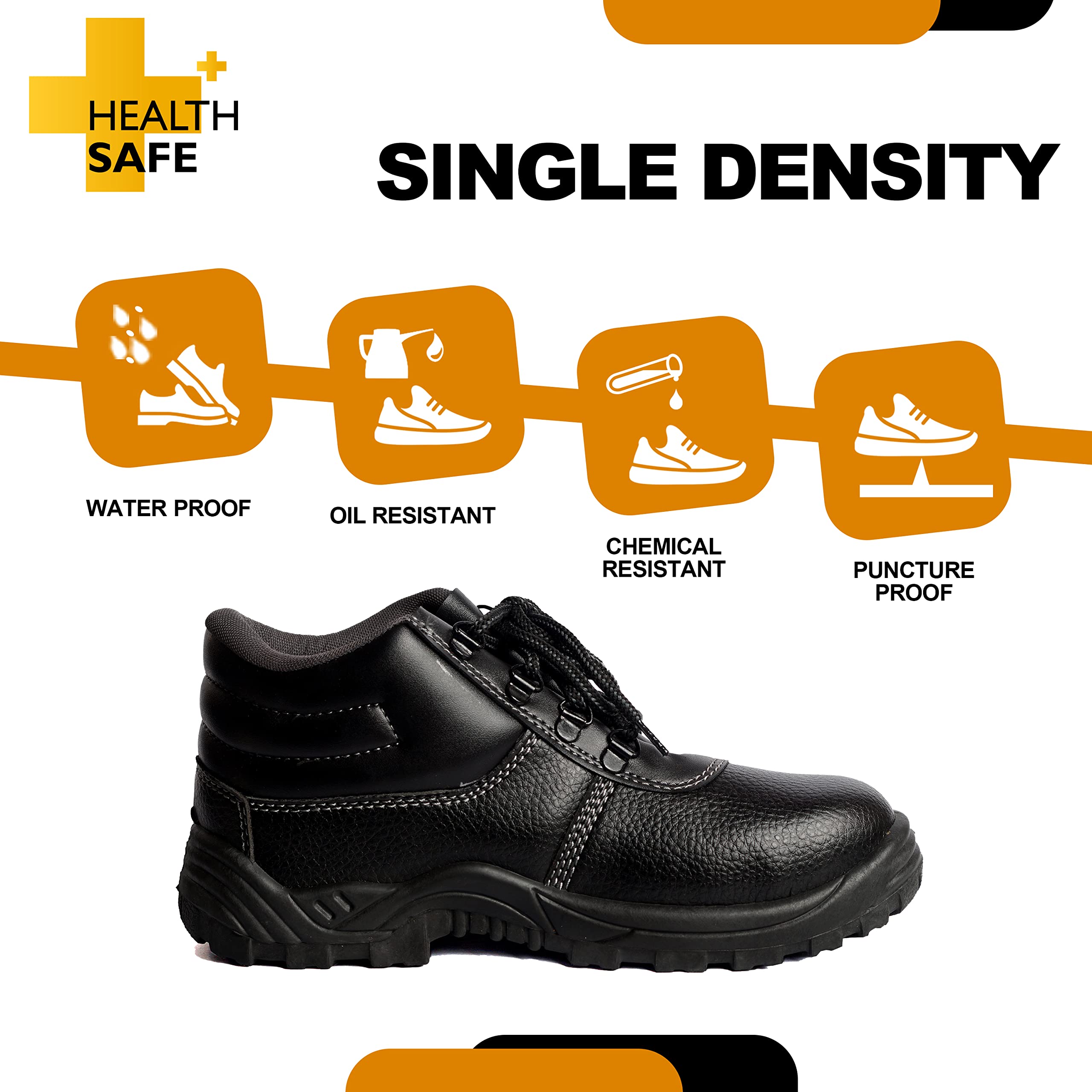 HEALTH Steel Toe Safety Shoes - Image 3