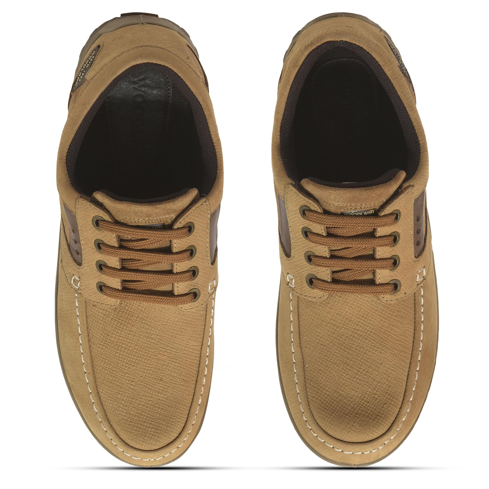 Woodland Men's Camel Sneakers - Image 4