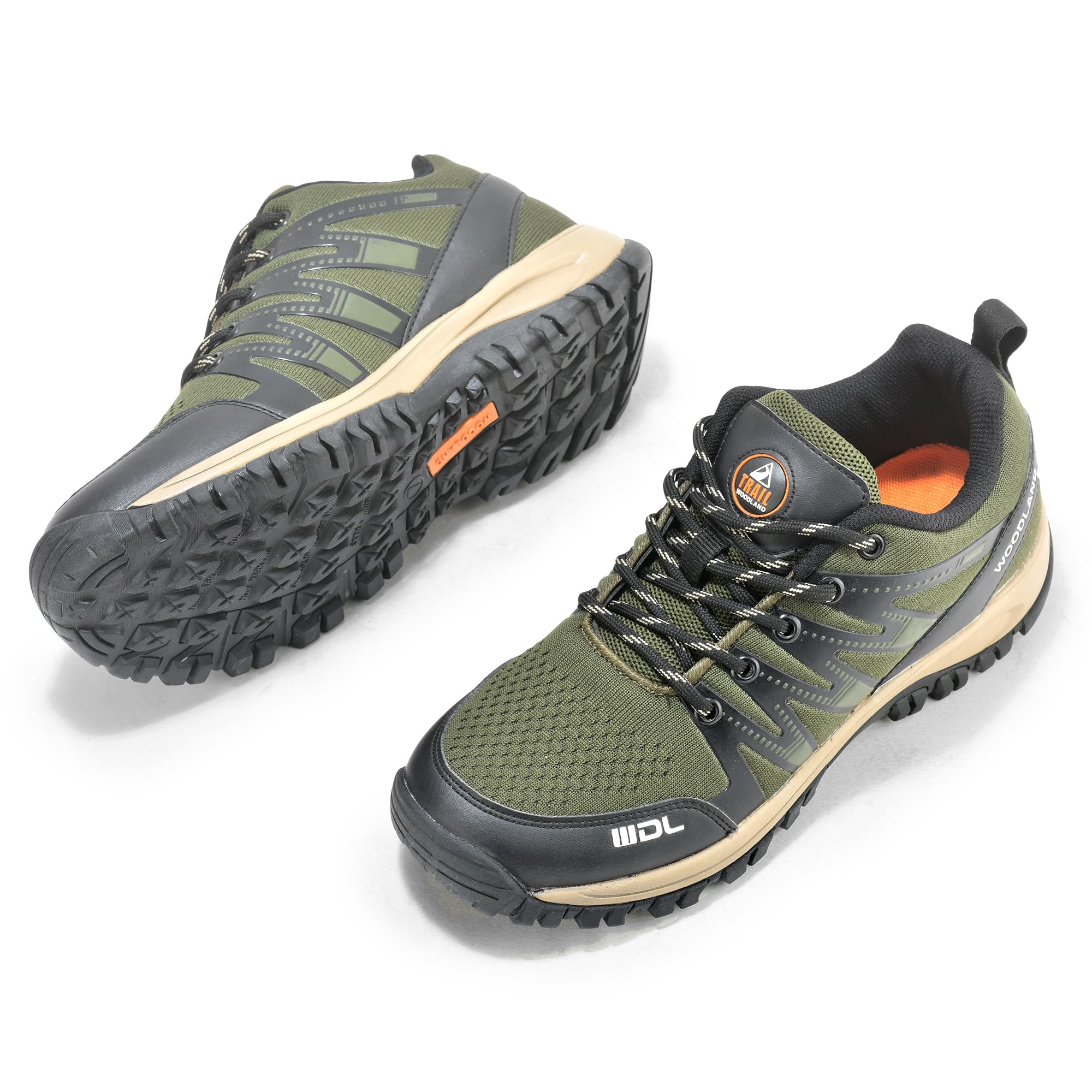 Woodland Men's Olive Green Casual Shoes - Image 5