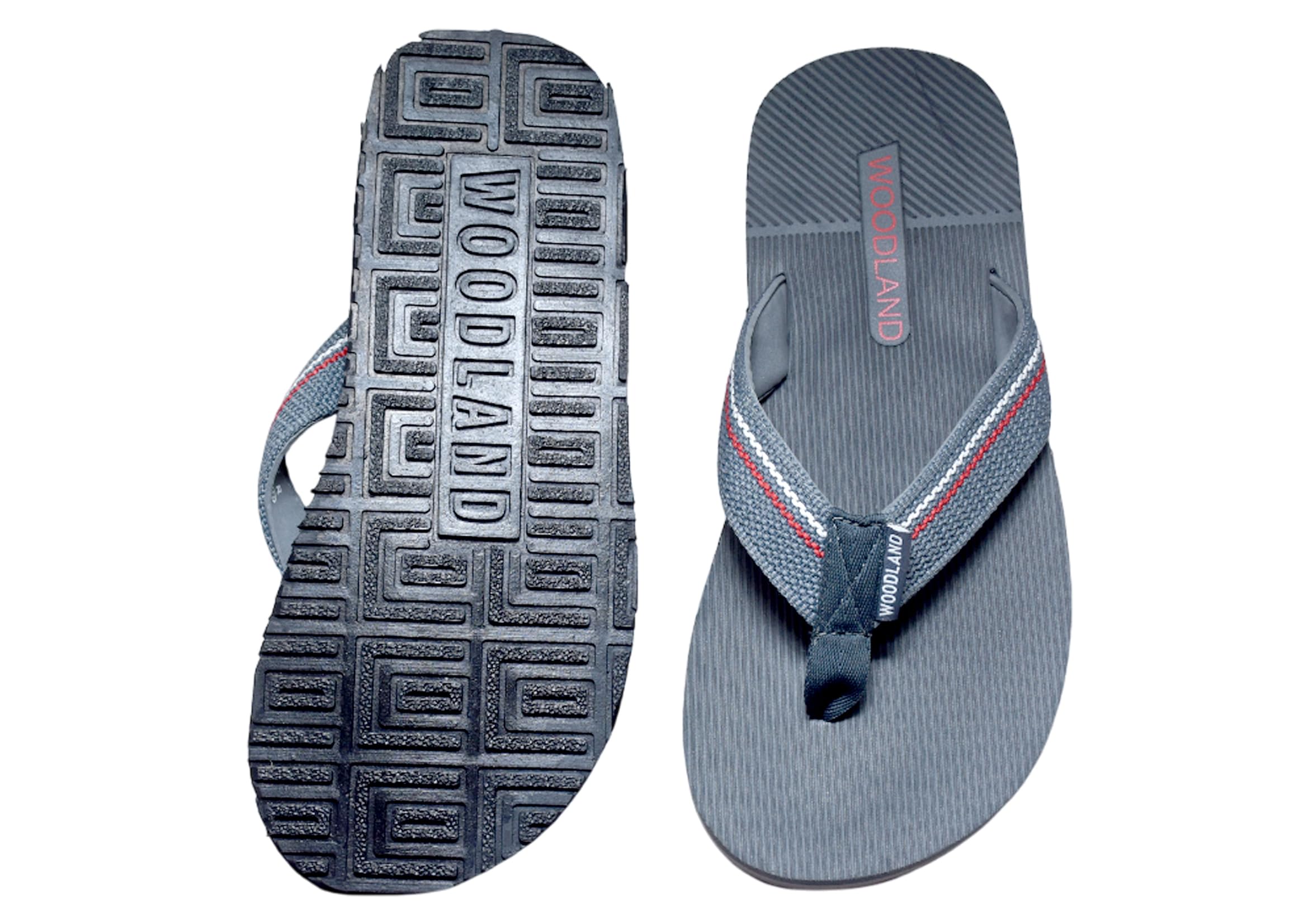 Woodland Men's Grey EVA Flip Flops - Image 4