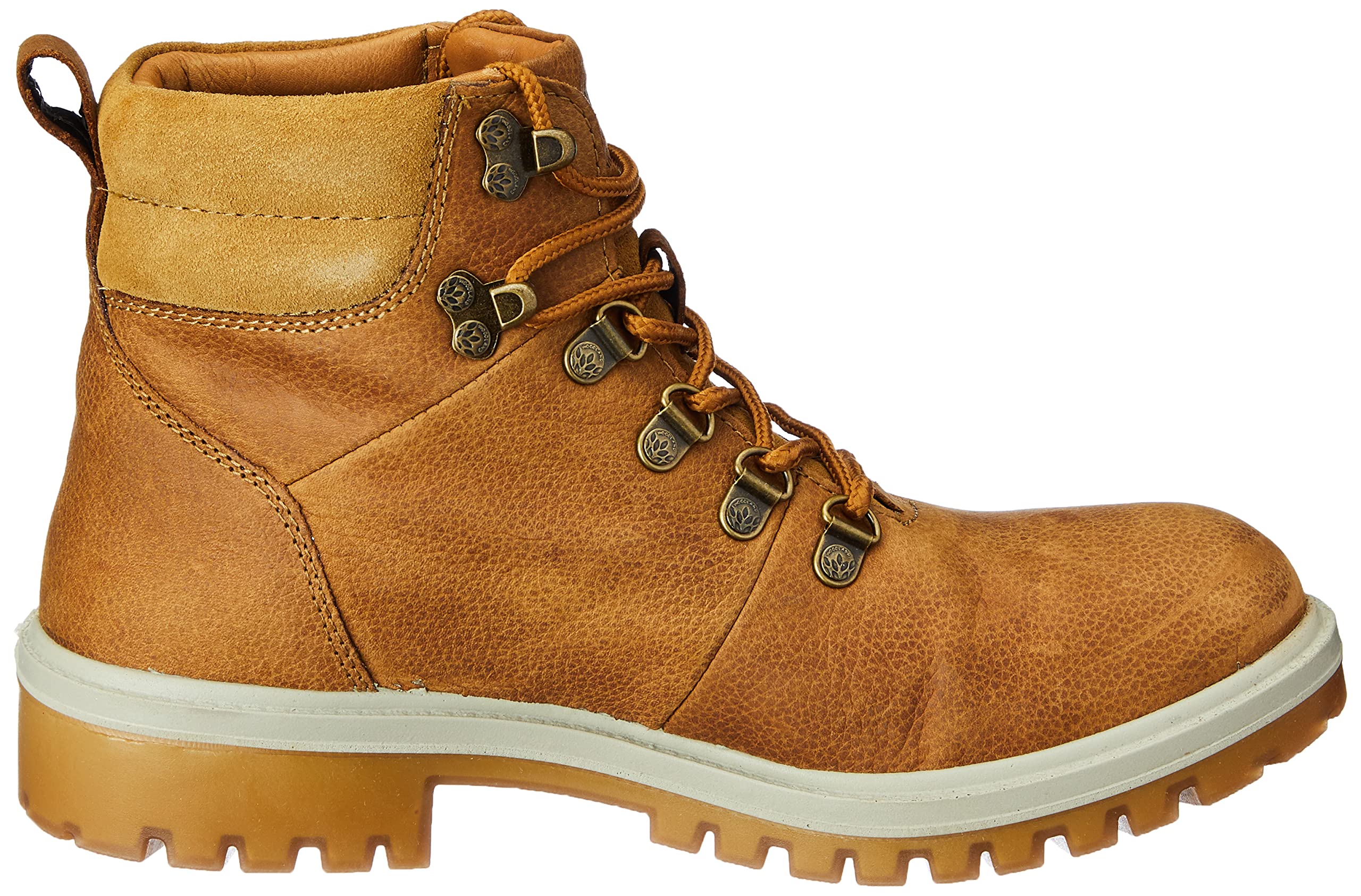 Woodland Men's Camel Leather Boots - Image 4