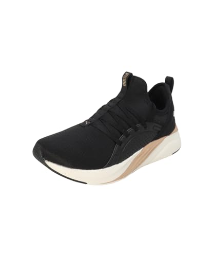 Puma Womens Softride Sophia 2 Running Shoe Black-Gold-White - Image 2