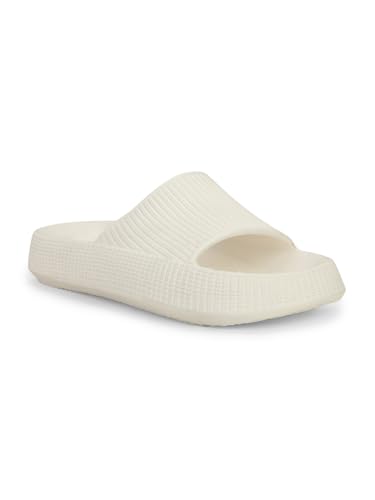 Bata Zane White Mule Slippers for Men - Image 2