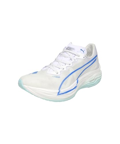 Puma Men Deviate Nitro Elite 3 Running Shoe White-Speed Blue - Image 2